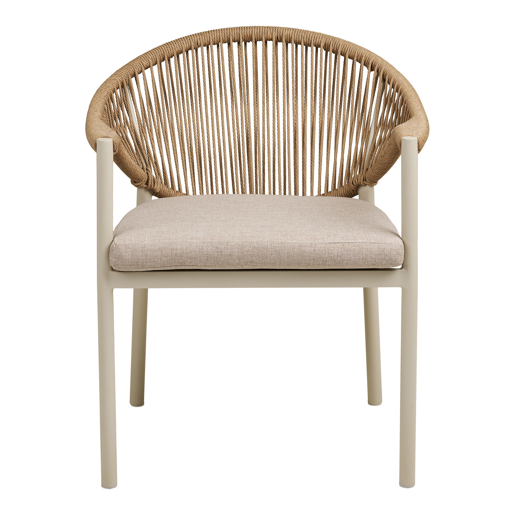 Gartenmöbel Set LABELA Tisch 200 x 100 cm & 4 Stühle Nonwood Aluminium