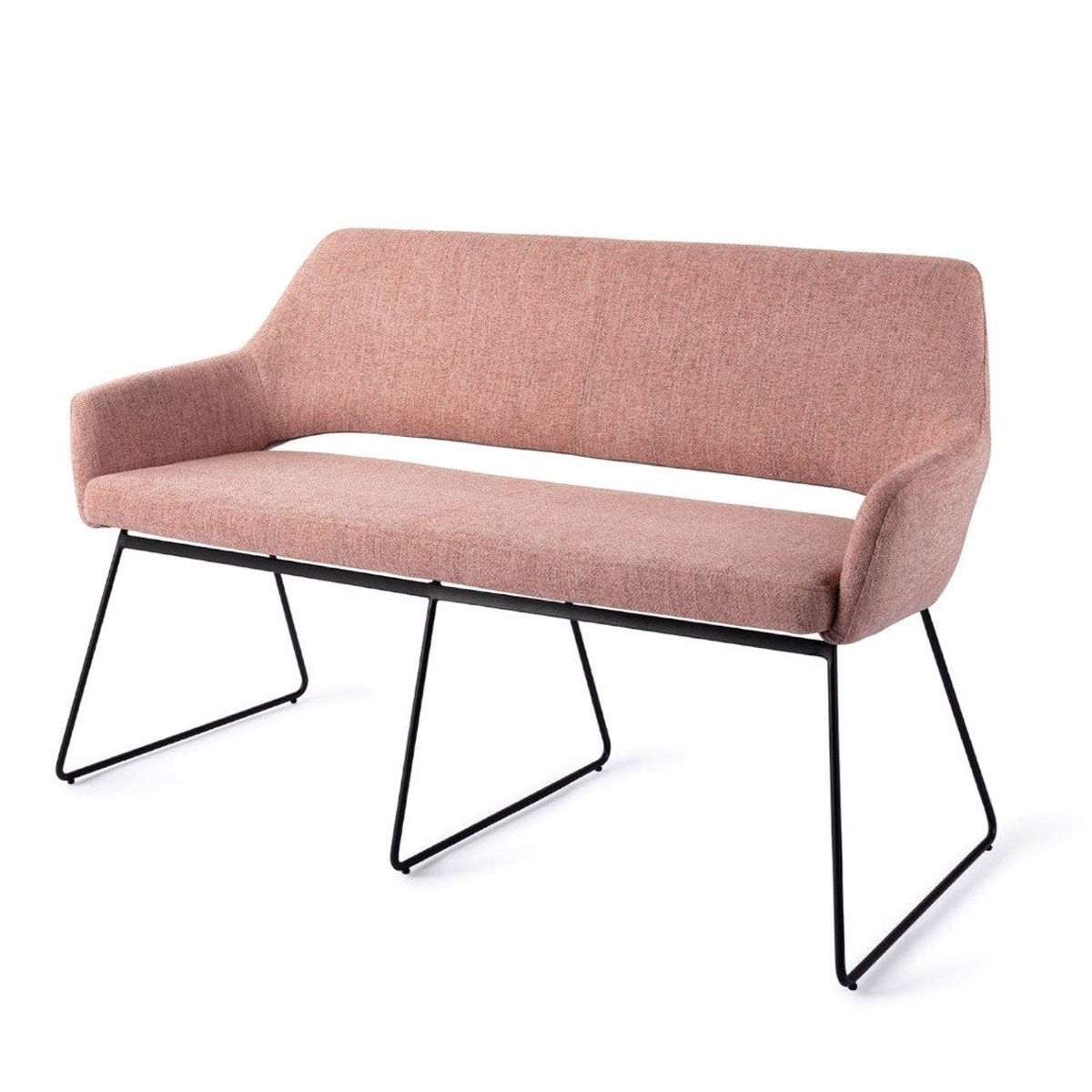 Esszimmerbank YANAI 140 cm – Modern & mit Lehne - pink