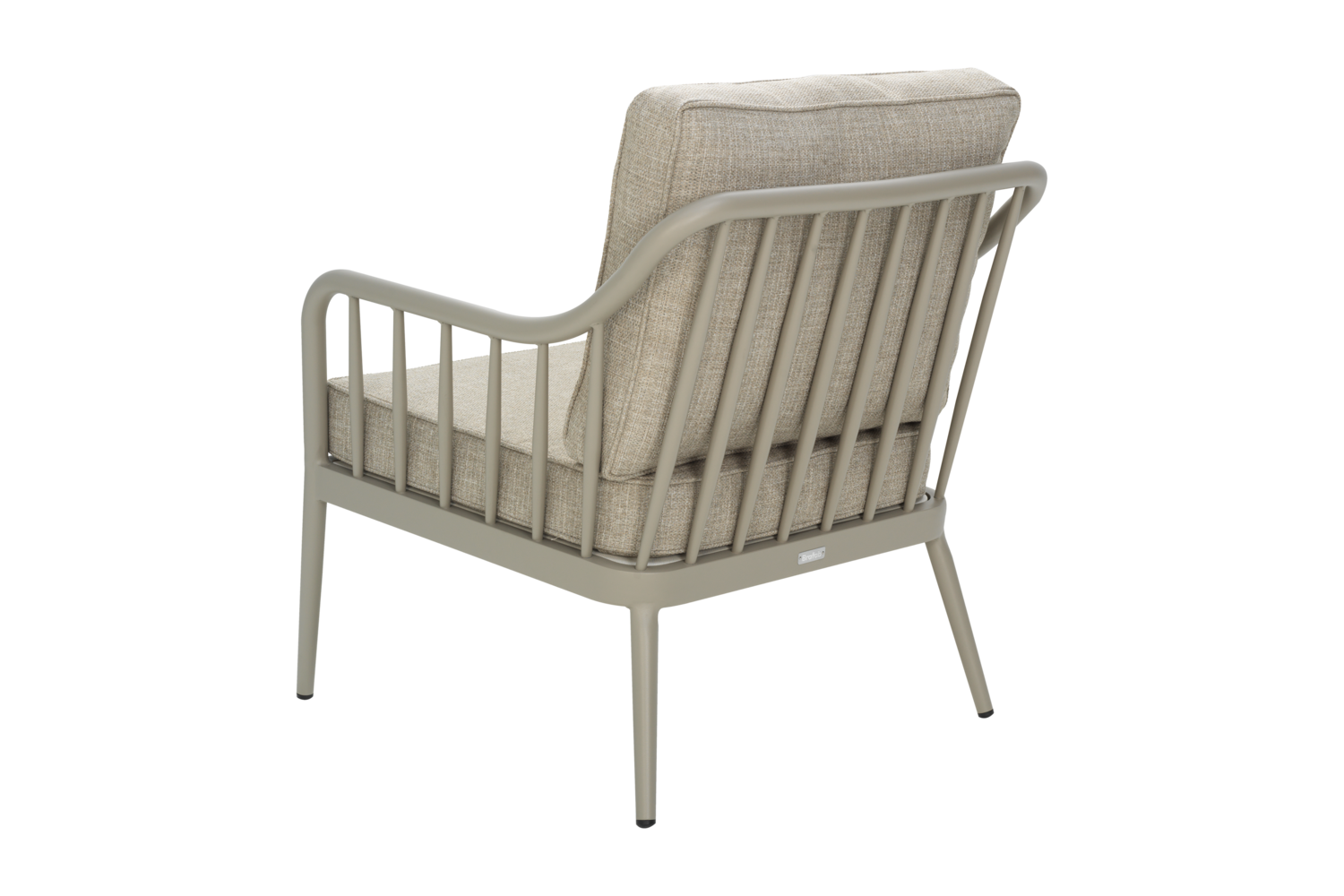 Gartensessel Gartenstuhl Coleville mit Kissen Aluminium khaki