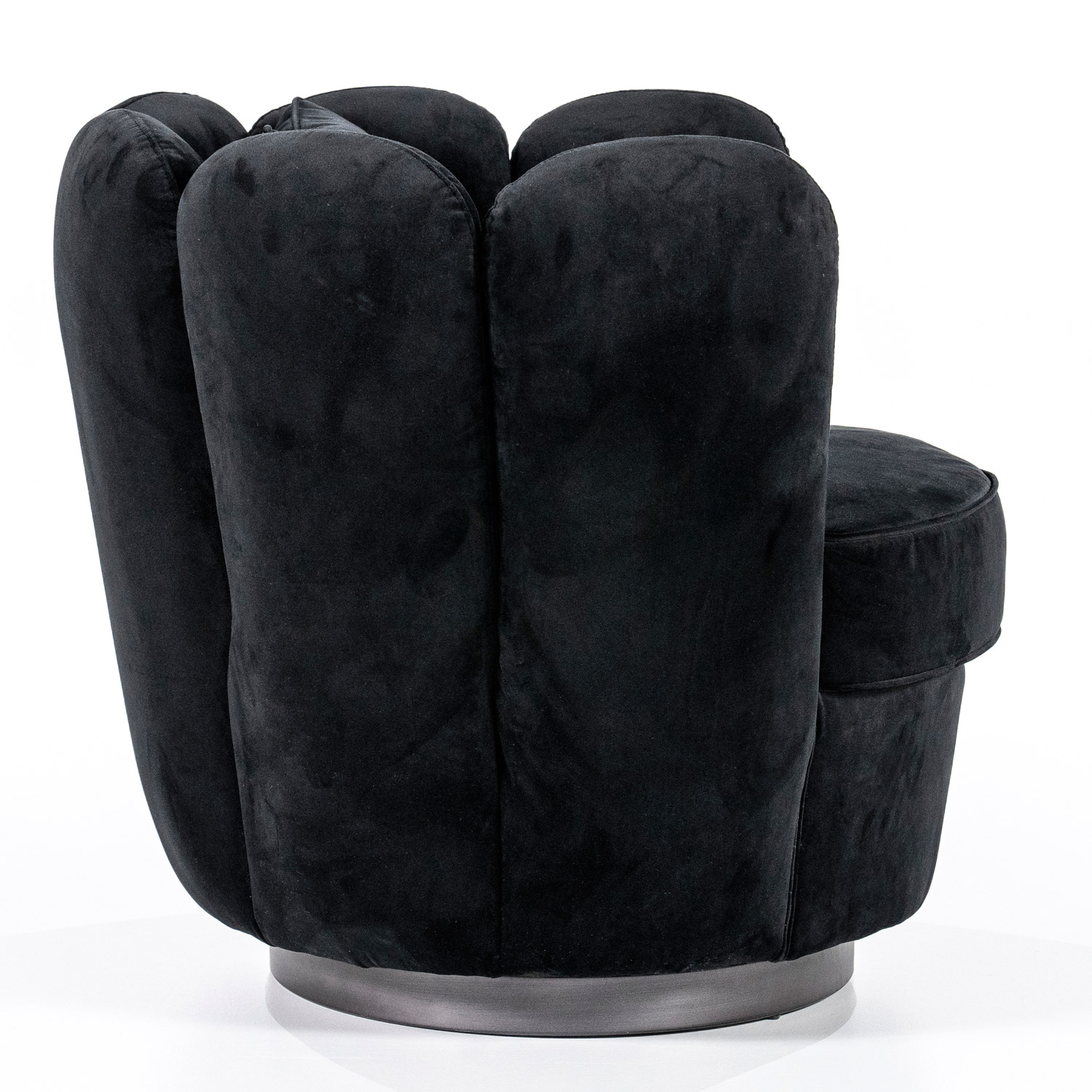 Retro Sessel Maria drehbar Samt Loungesessel