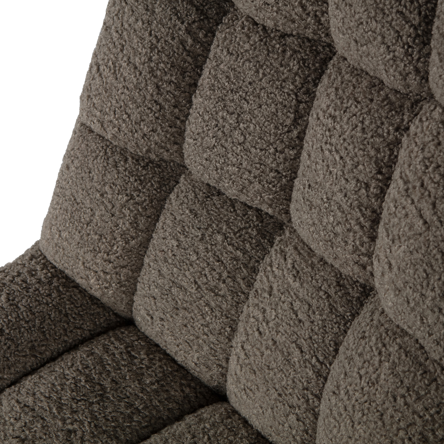 woood Lounge Sessel Job Teddystoff grün Drehsessel