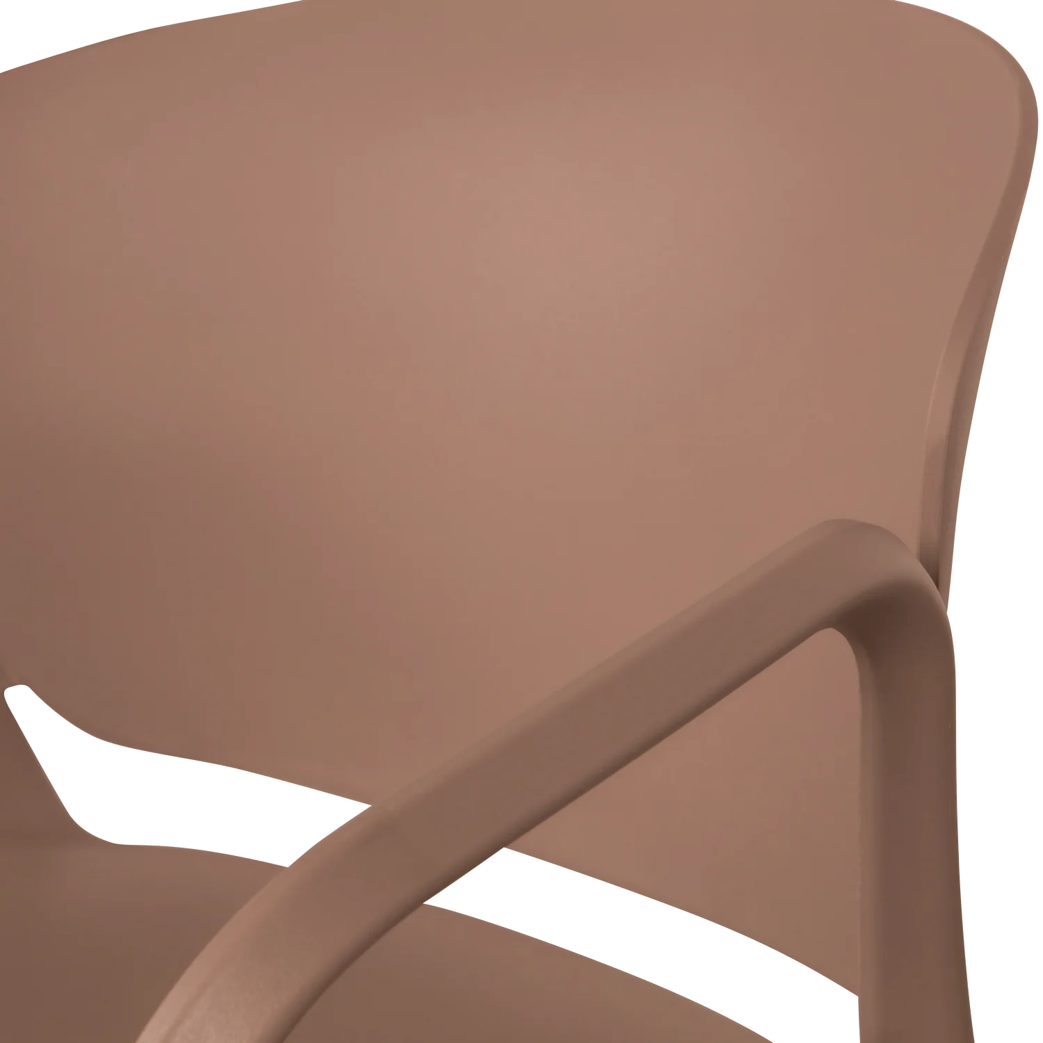 2er Set Gartenstuhl Kunststoff BENT Biofaser lachsrosa stapelbar