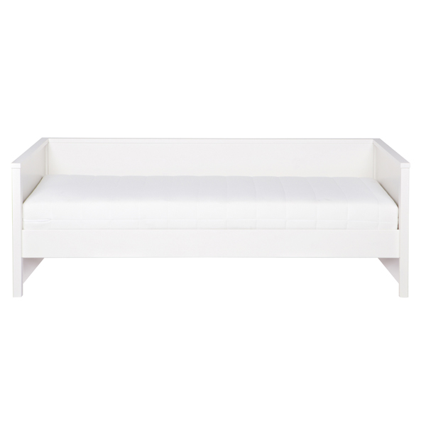 Sofabett NIKKI Bett mit Bettkasten Kiefer weiß