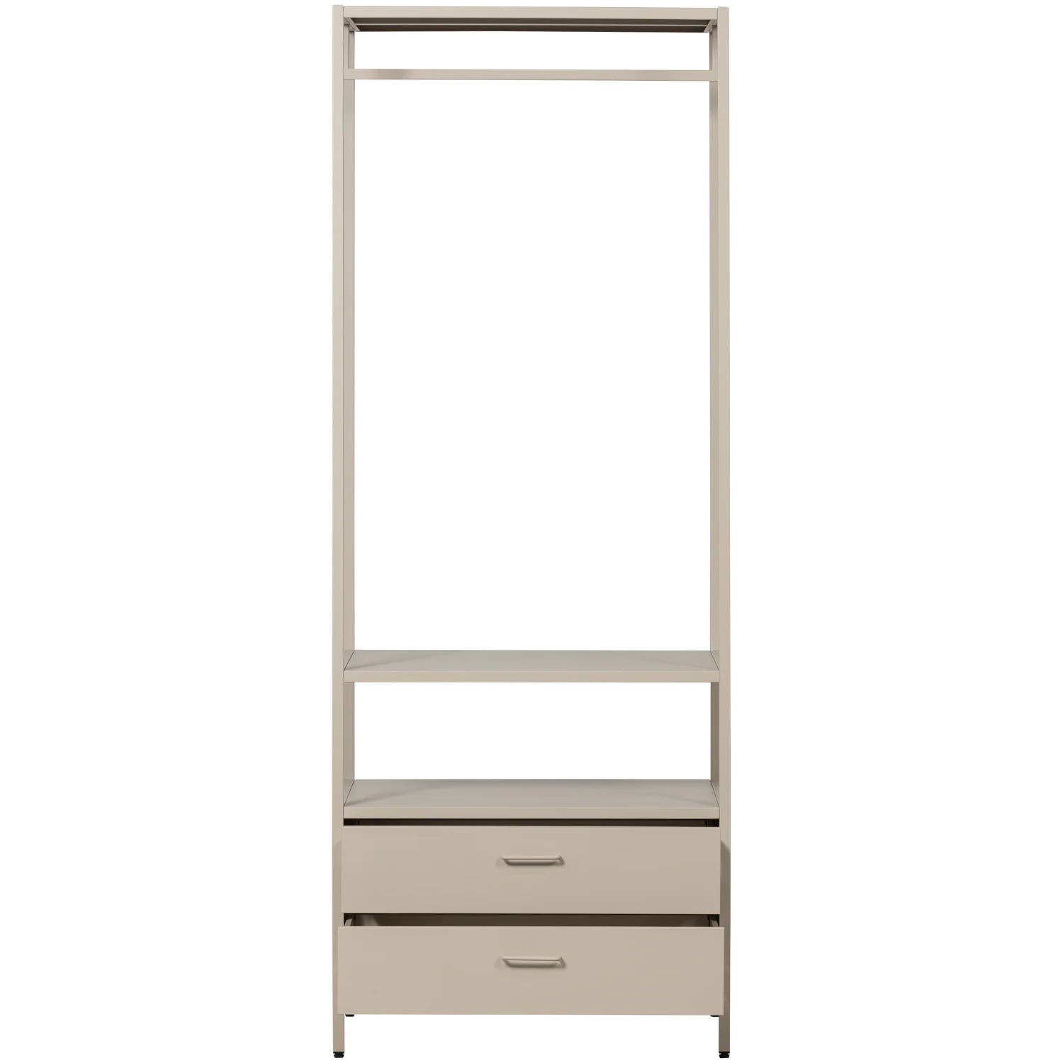 Kleiderschrank Kleiderständer Ferris B 70 cm Metall sandfarben 