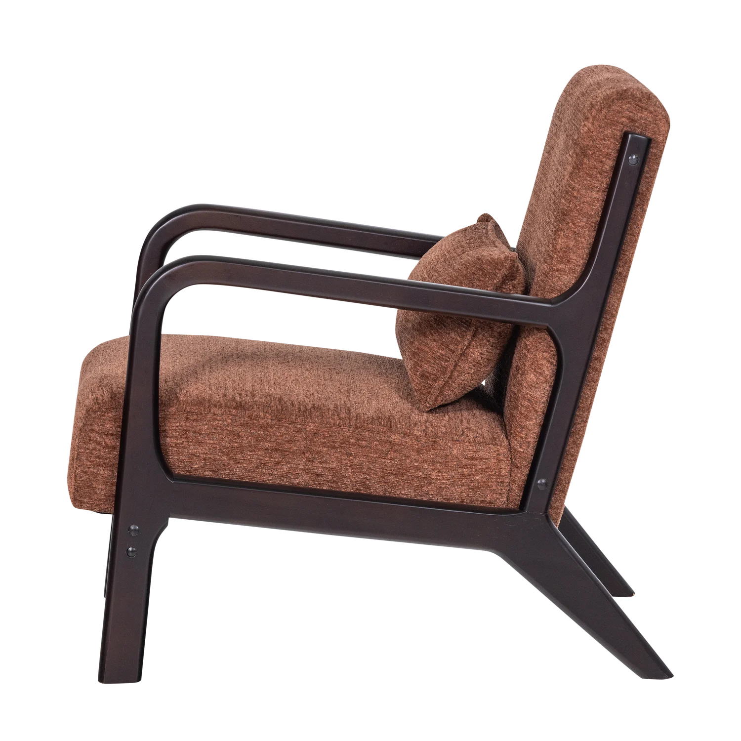 Lounge Sessel Mark Samt braun Relaxsessel