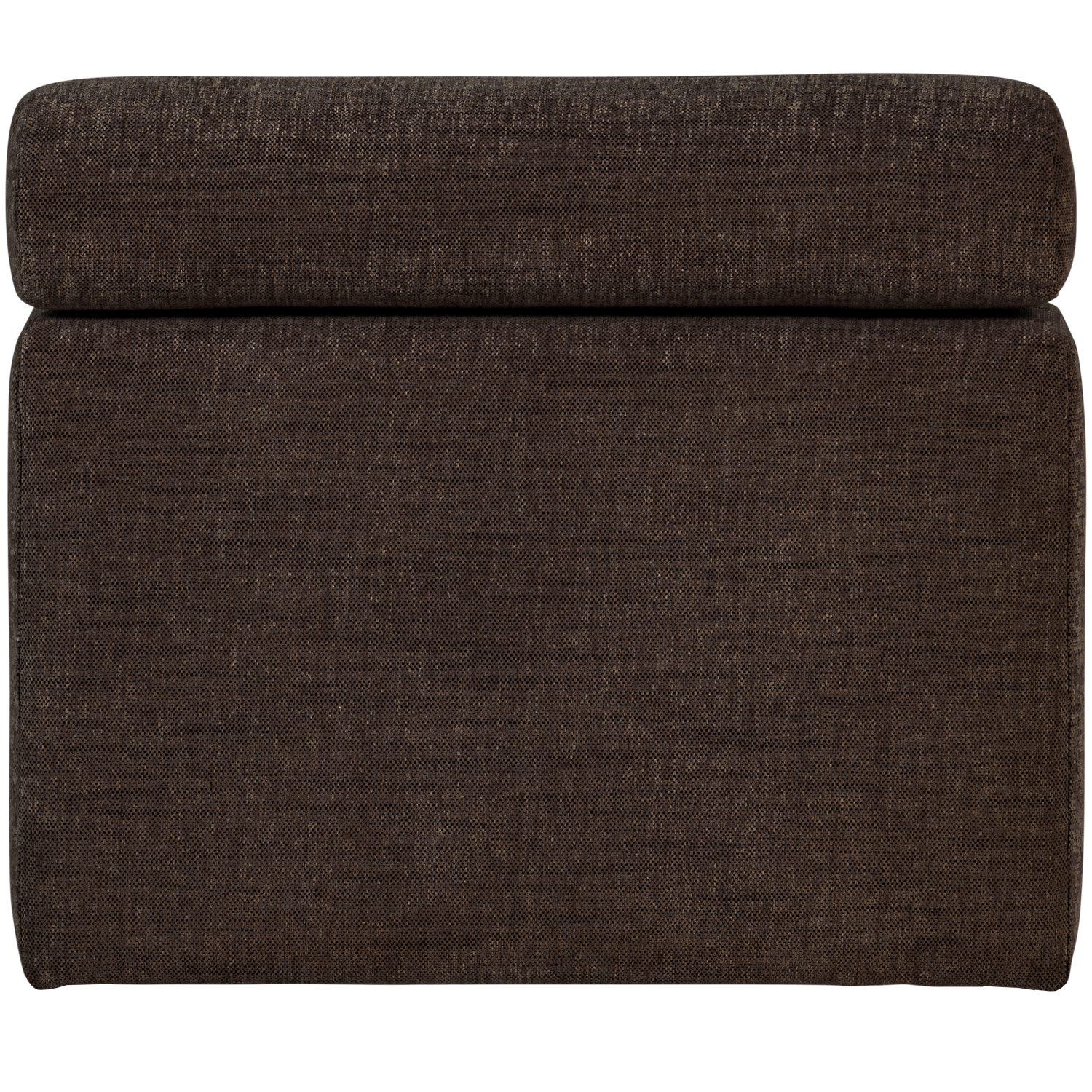 Sofaelement NOVI 82 cm Element Webstoff dunkelbraun melange