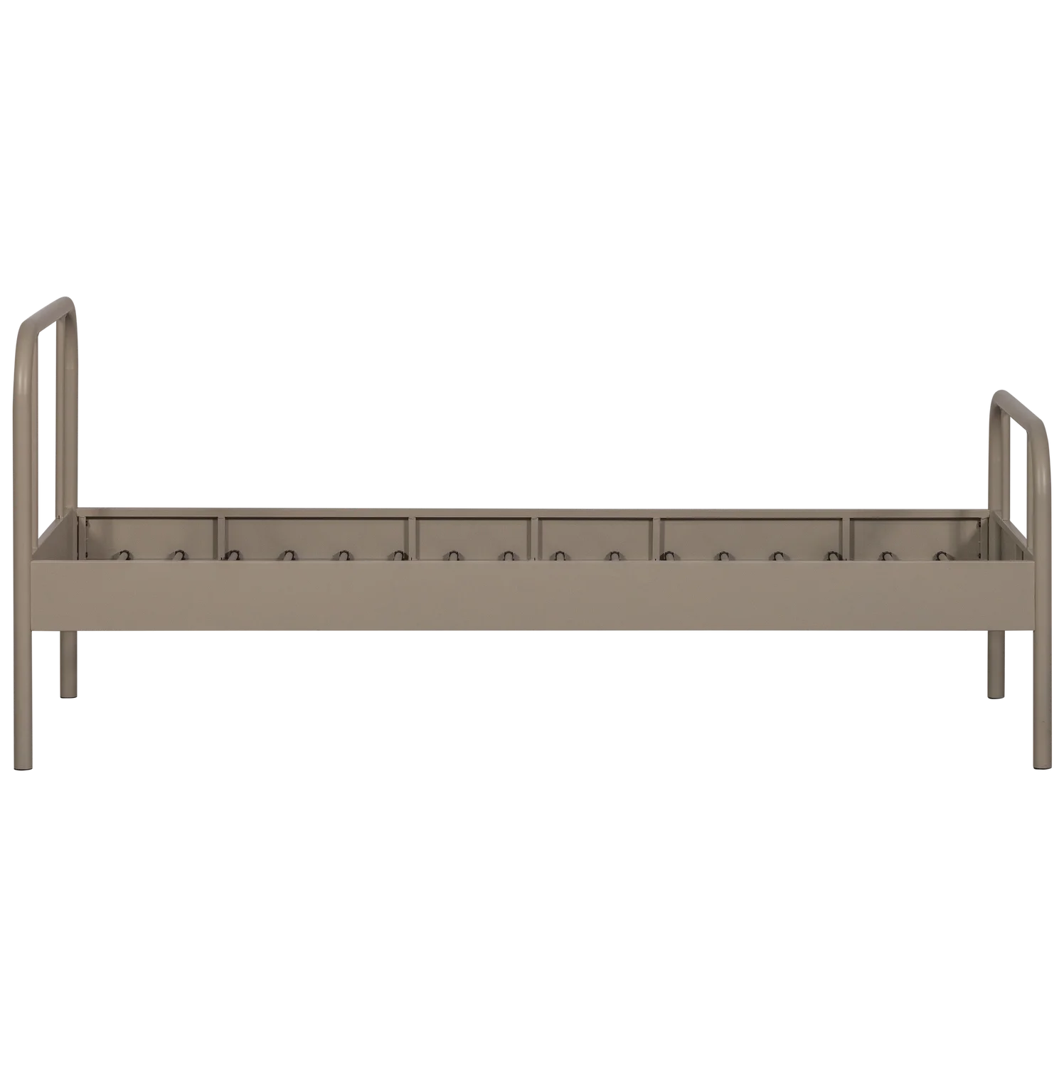 Kinderbett Einzelbett MATA 200 x 90 cm Metallbett sandfarben Bett