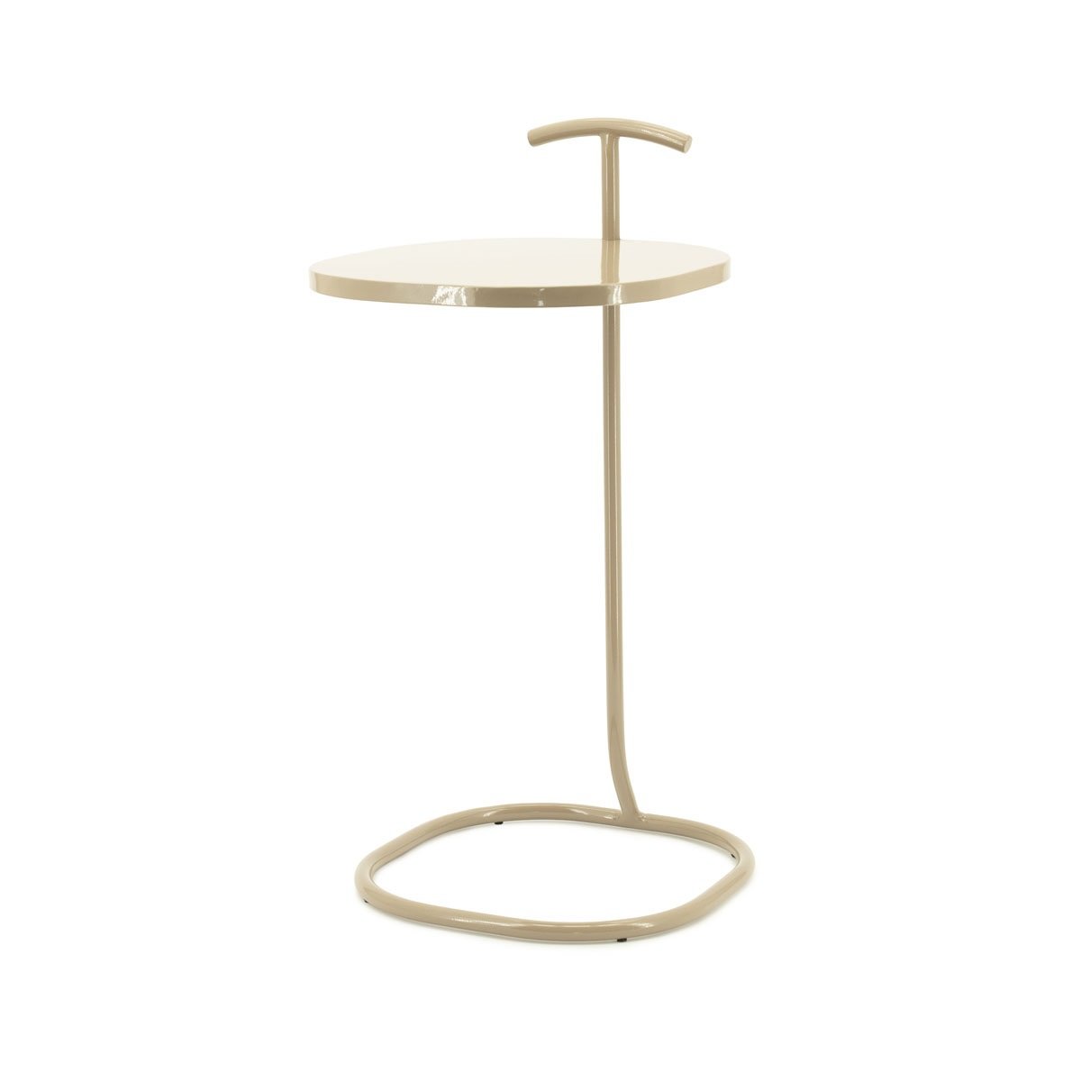 Beistelltisch Laptoptisch Buddy H 65 cm Metall taupe