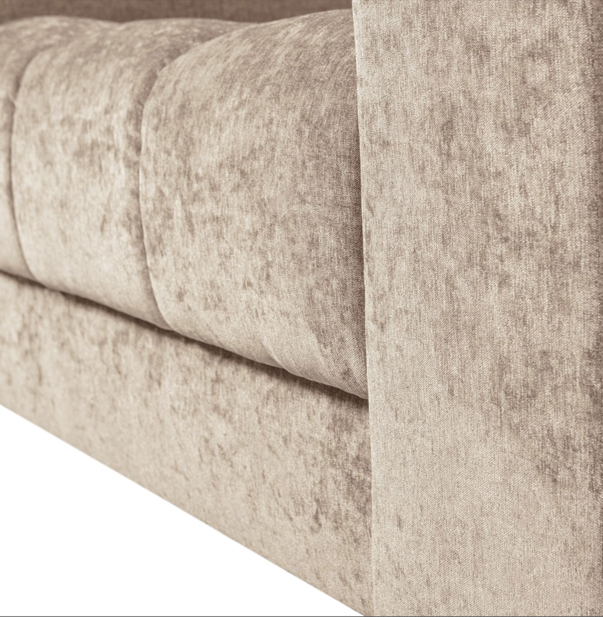 woood 3 Sitzer Sofa SECOND DATE Webstoff vintage nougat