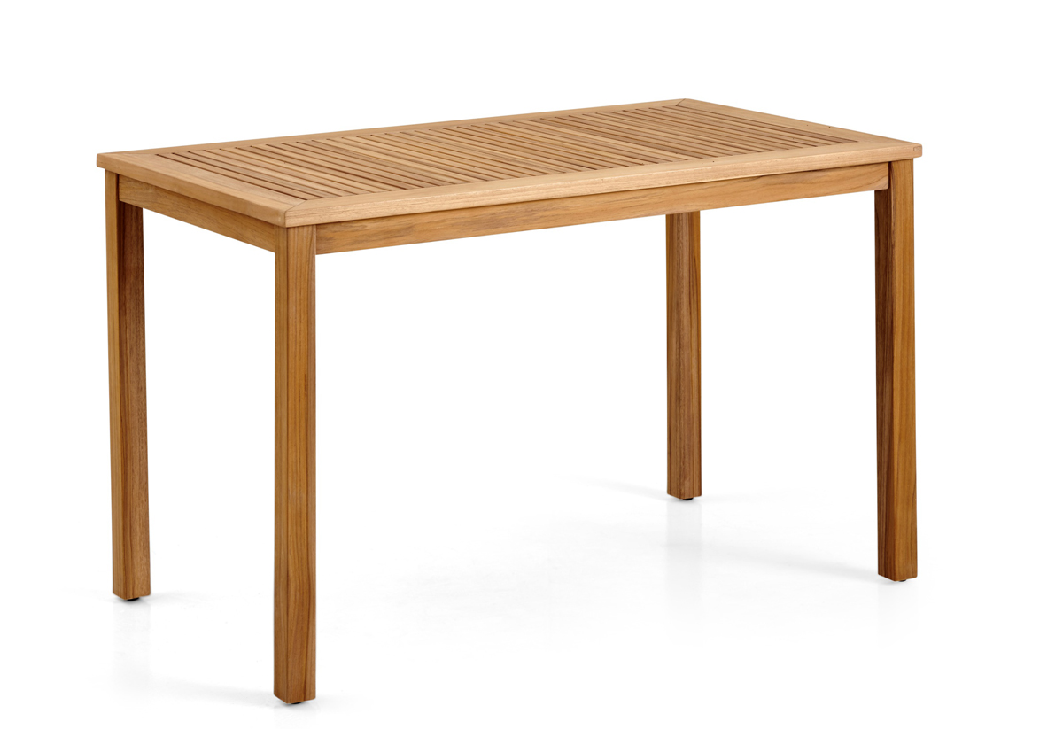 Teak Gartentisch 130 x 70 cm VOLOS natur