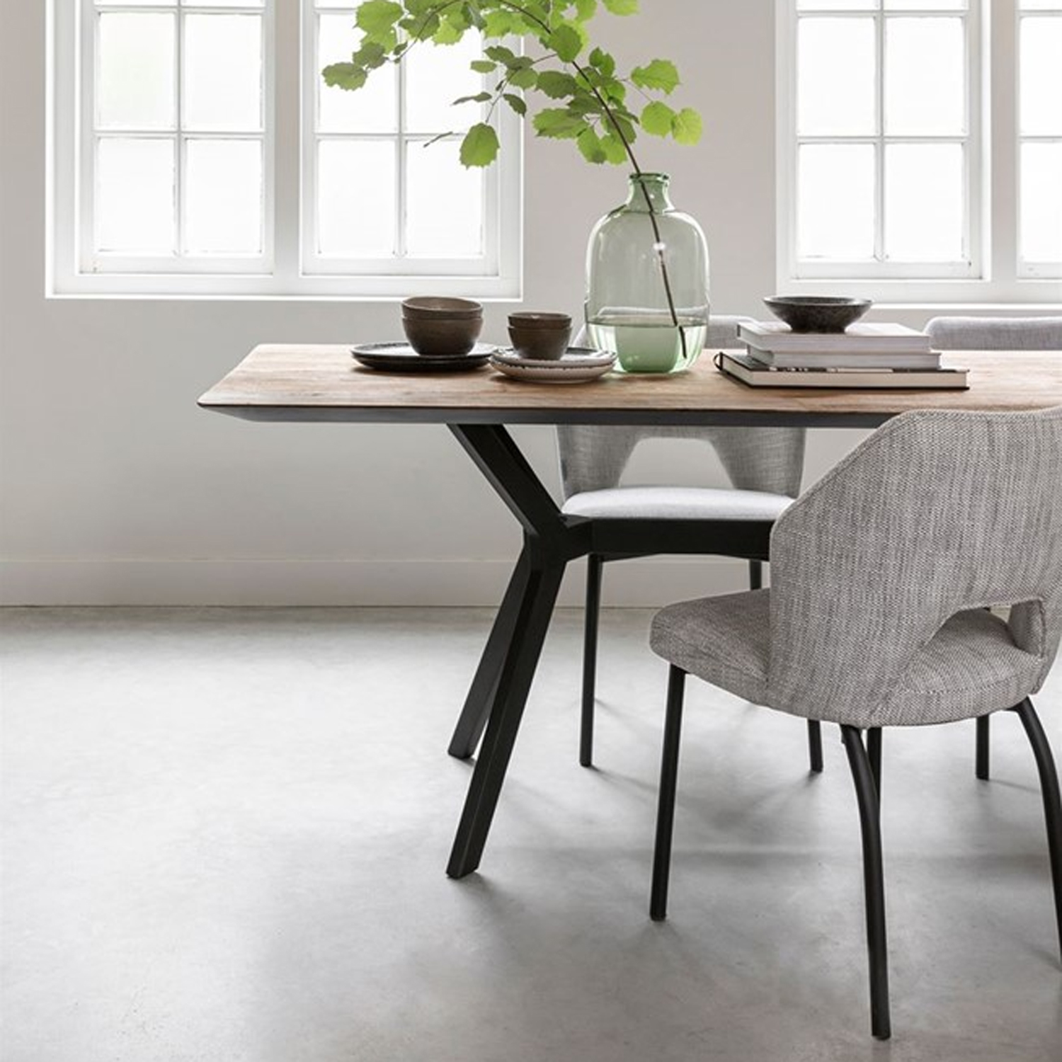 Esstisch Metropole 250 x 95 cm recyceltes Teakholz massiv