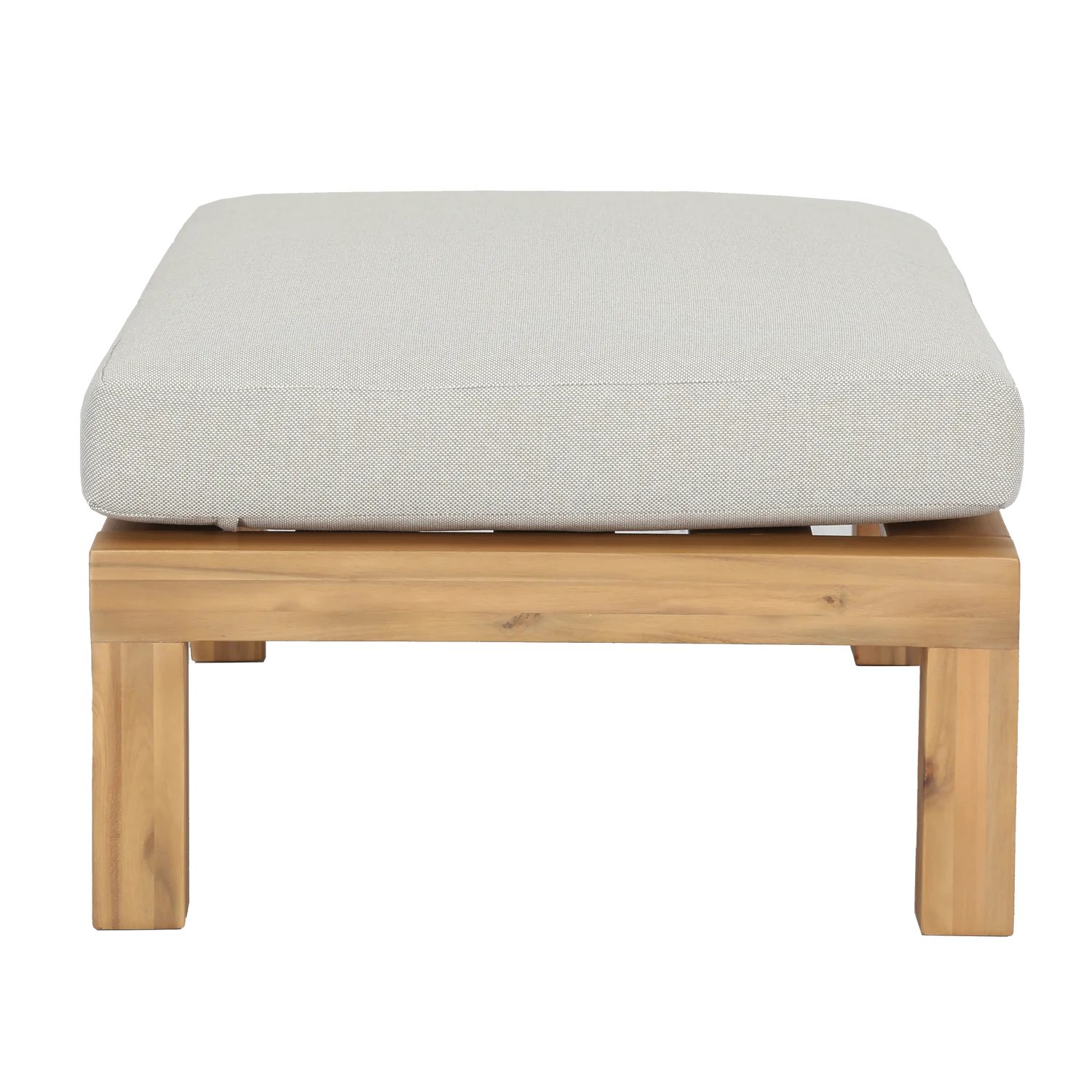 Outdoor Fußhocker RELAX Gartenhocker Akazie Massivholz natur