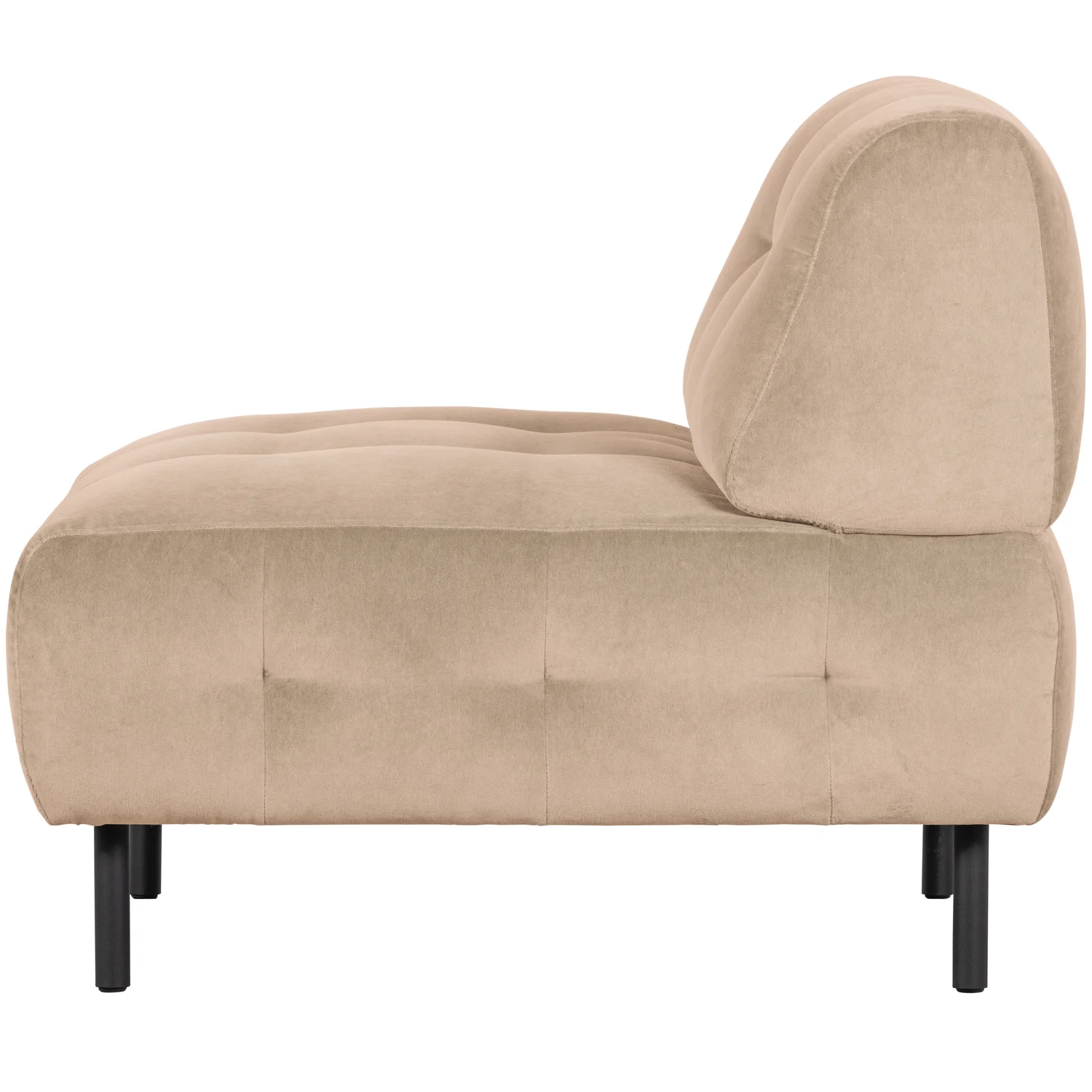 Loveseat Sessel LLOYD Samt Velvet meersalz