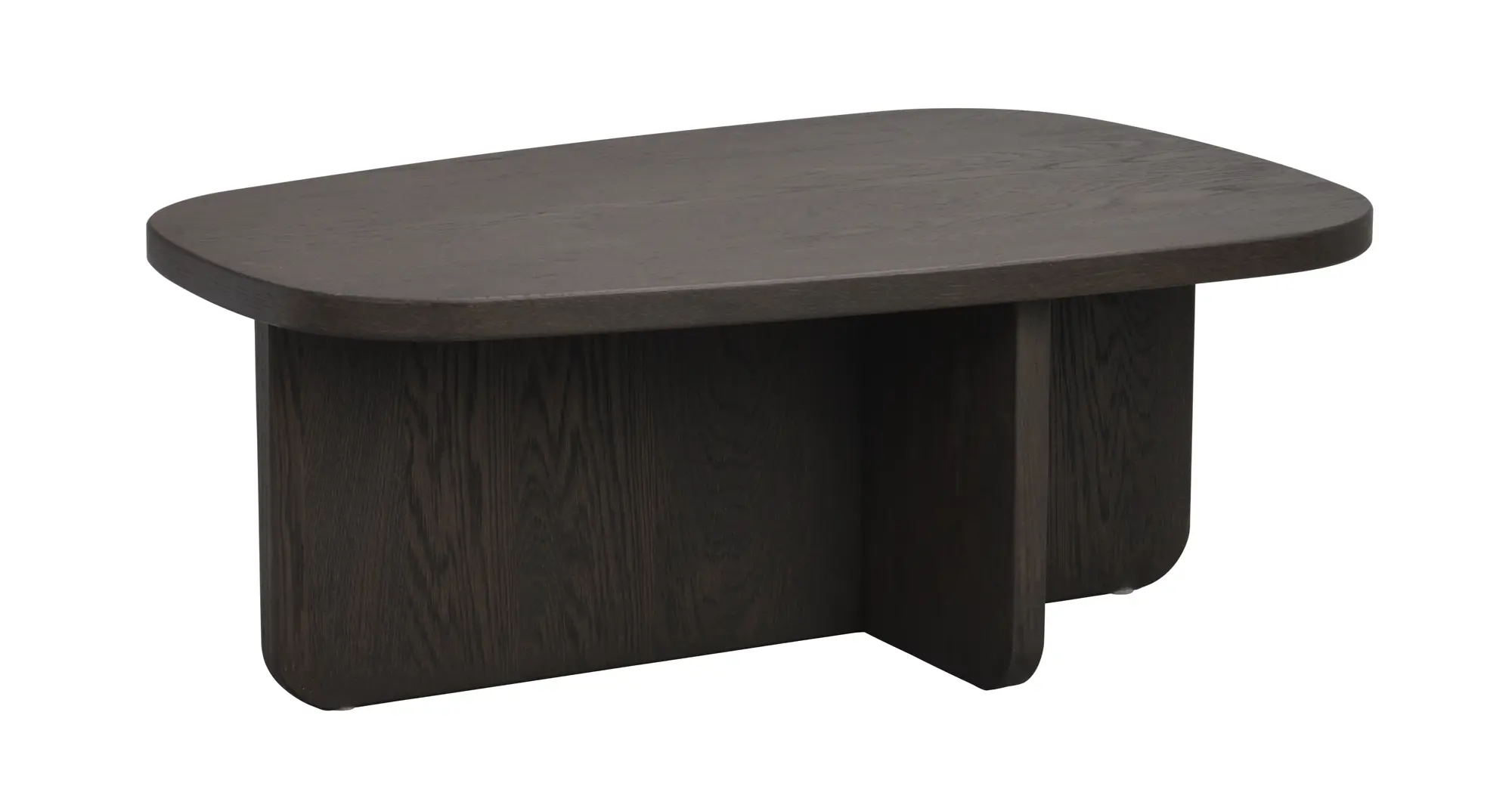 2er Set Couchtisch WILLINGS Eiche dunkelbraun