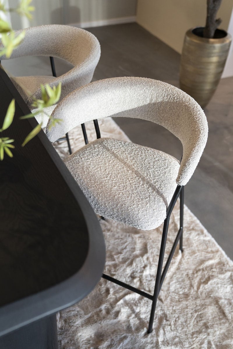 Barhocker Luka SH 67,5 cm beige Barstuhl