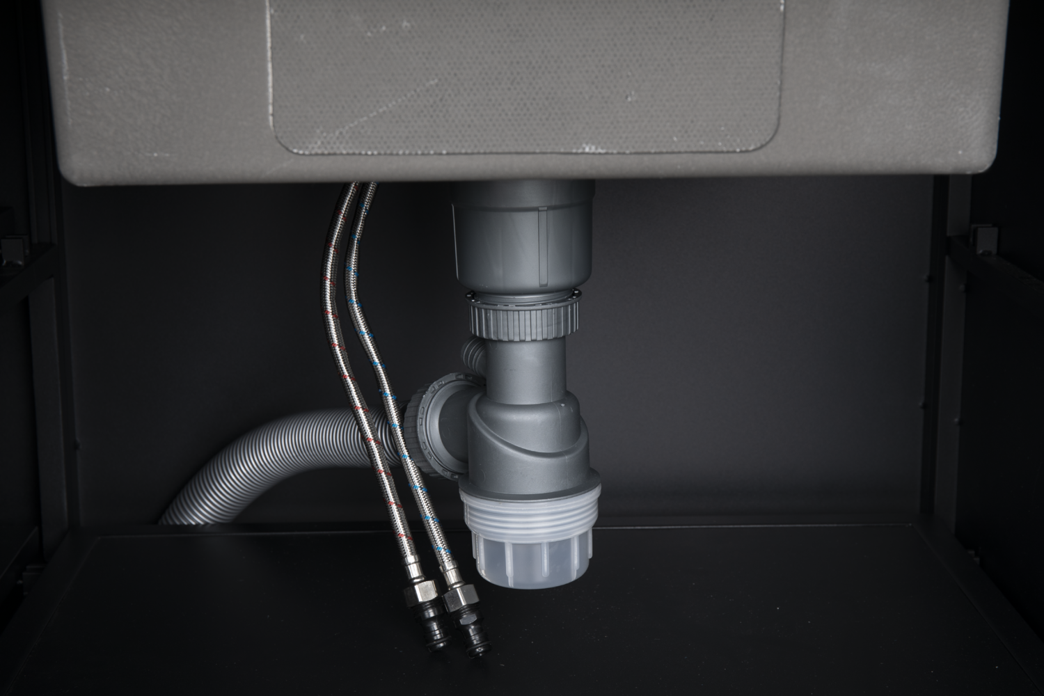 Fornax Outdoor Küche Außenküche Spülelement Spüle Alu Teakholz  