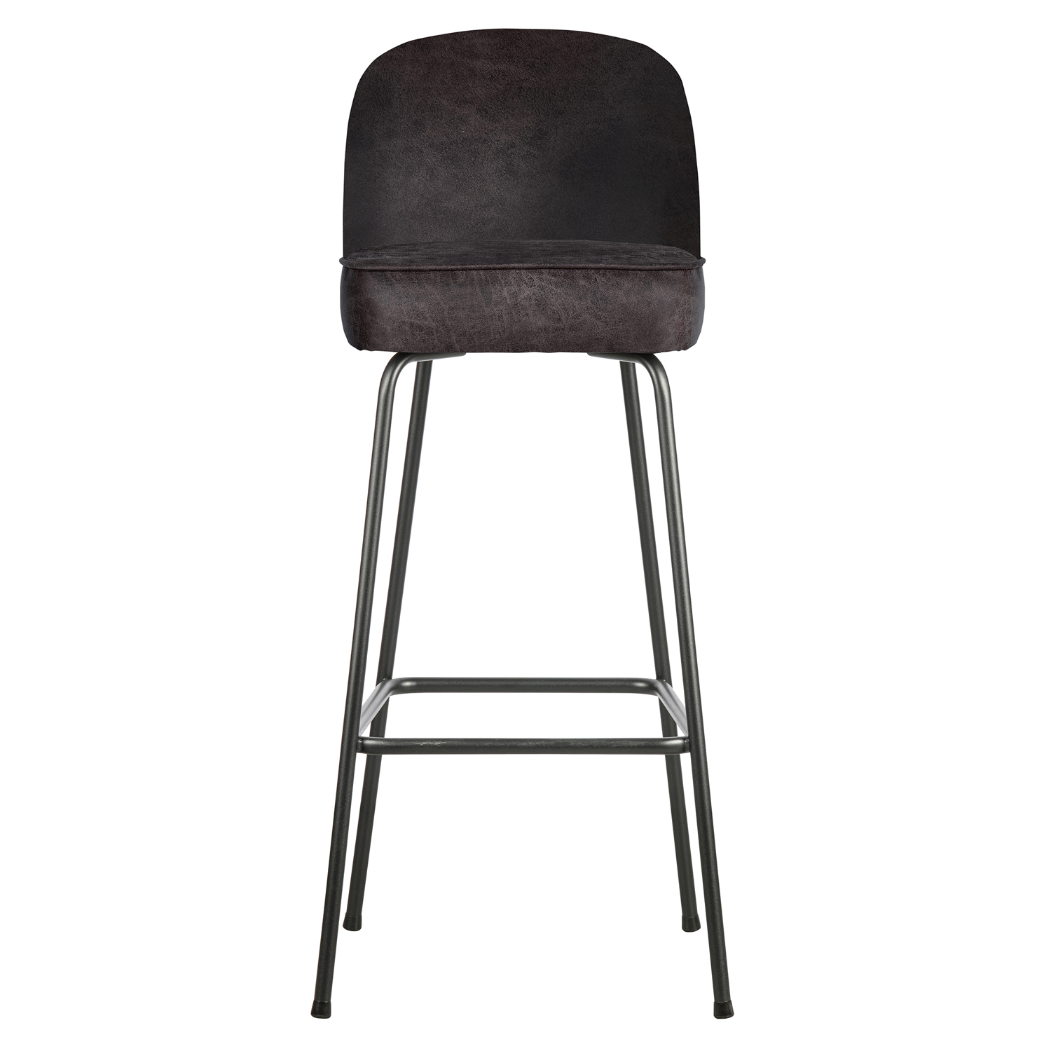 Barhocker Vogue SH 79 cm Leder schwarz