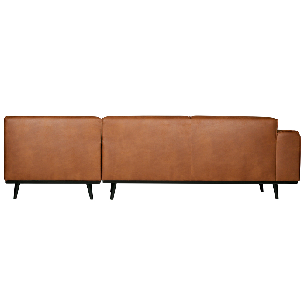 Ecksofa Statement recyceltes Eco Leder cognac