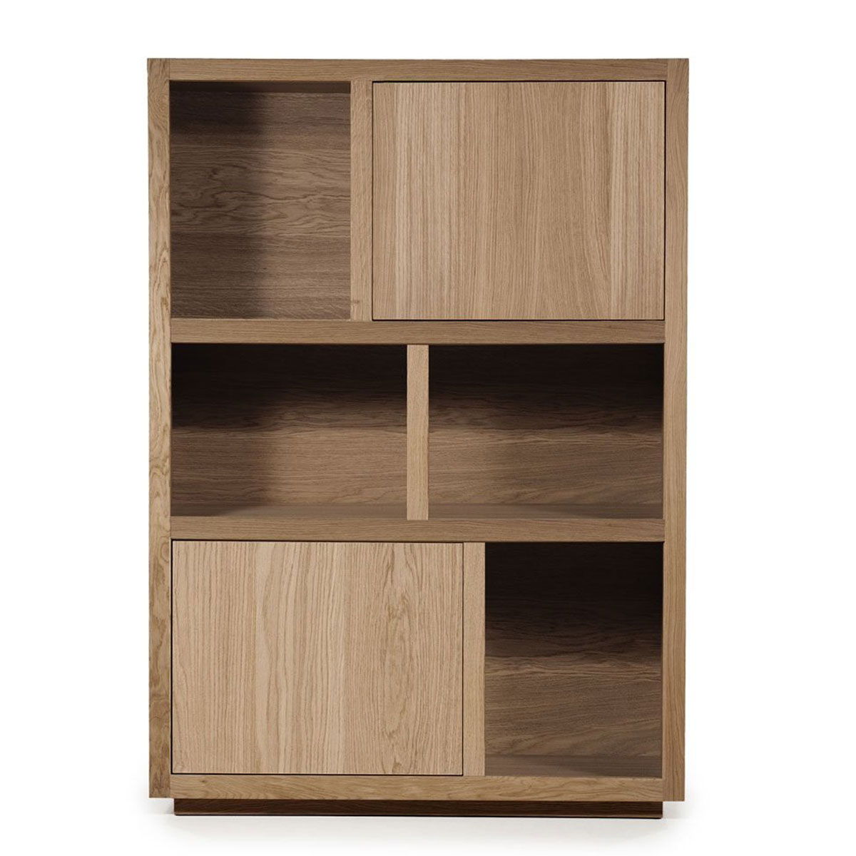 Schrank Bücherschrank Helsinki H 170 cm Eiche hellbraun