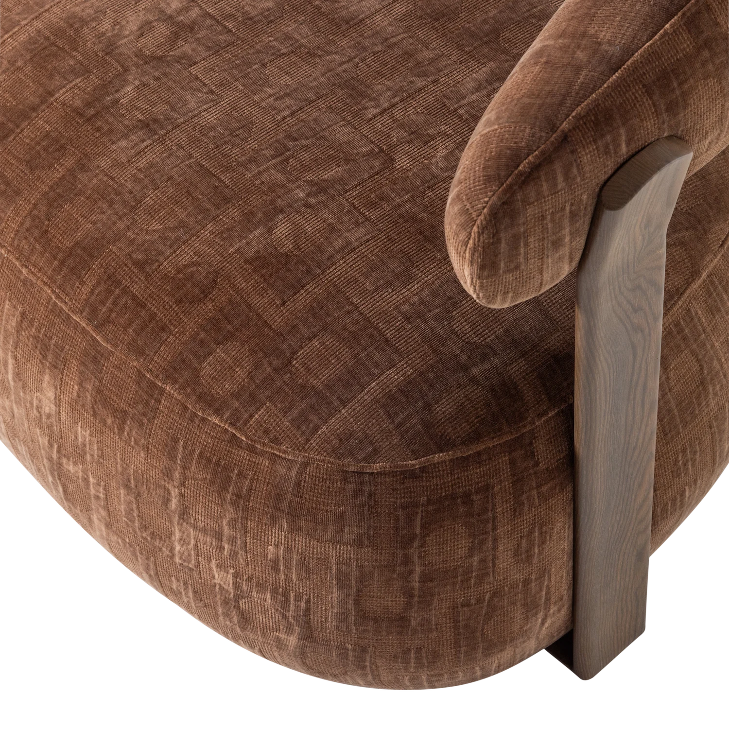 Relaxsessel FOON Strukturstoff braun Sessel