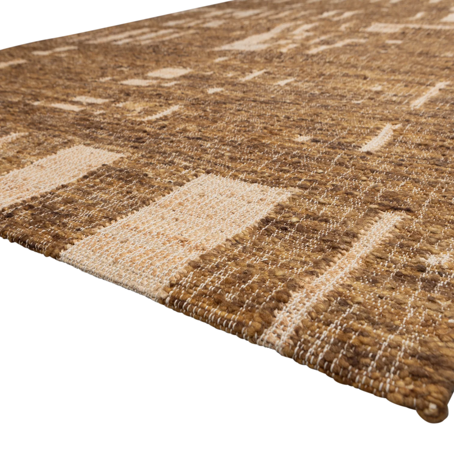 Teppich NOVEN 240 x 170 cm handgewoben Bouclé braun
