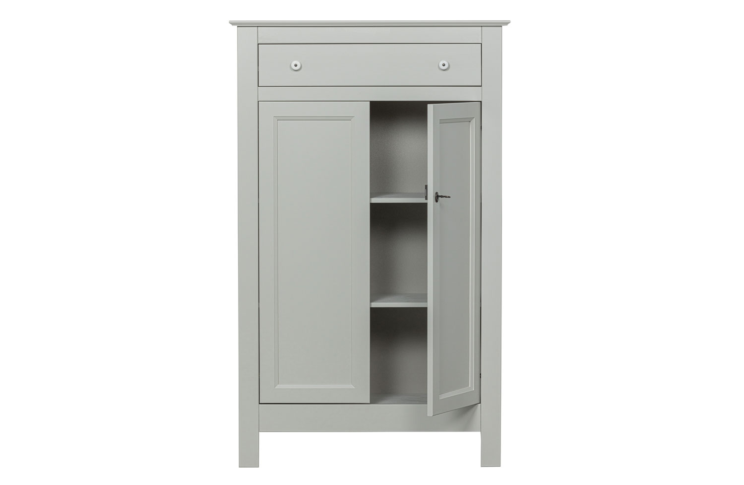 Schrank Kommode Eva H 150 cm Kiefer nebelgrau