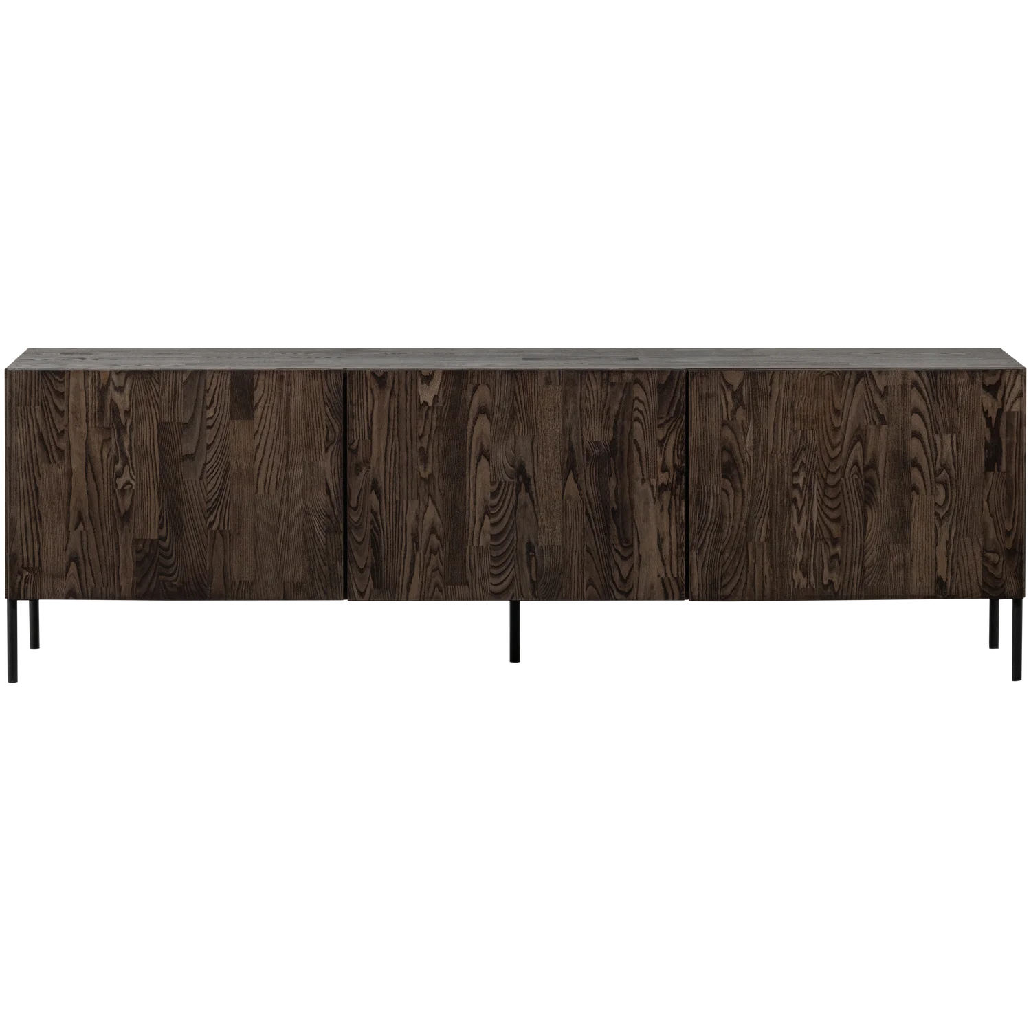 TV Möbel Lowboard BONO Gravure 180 cm Esche braun