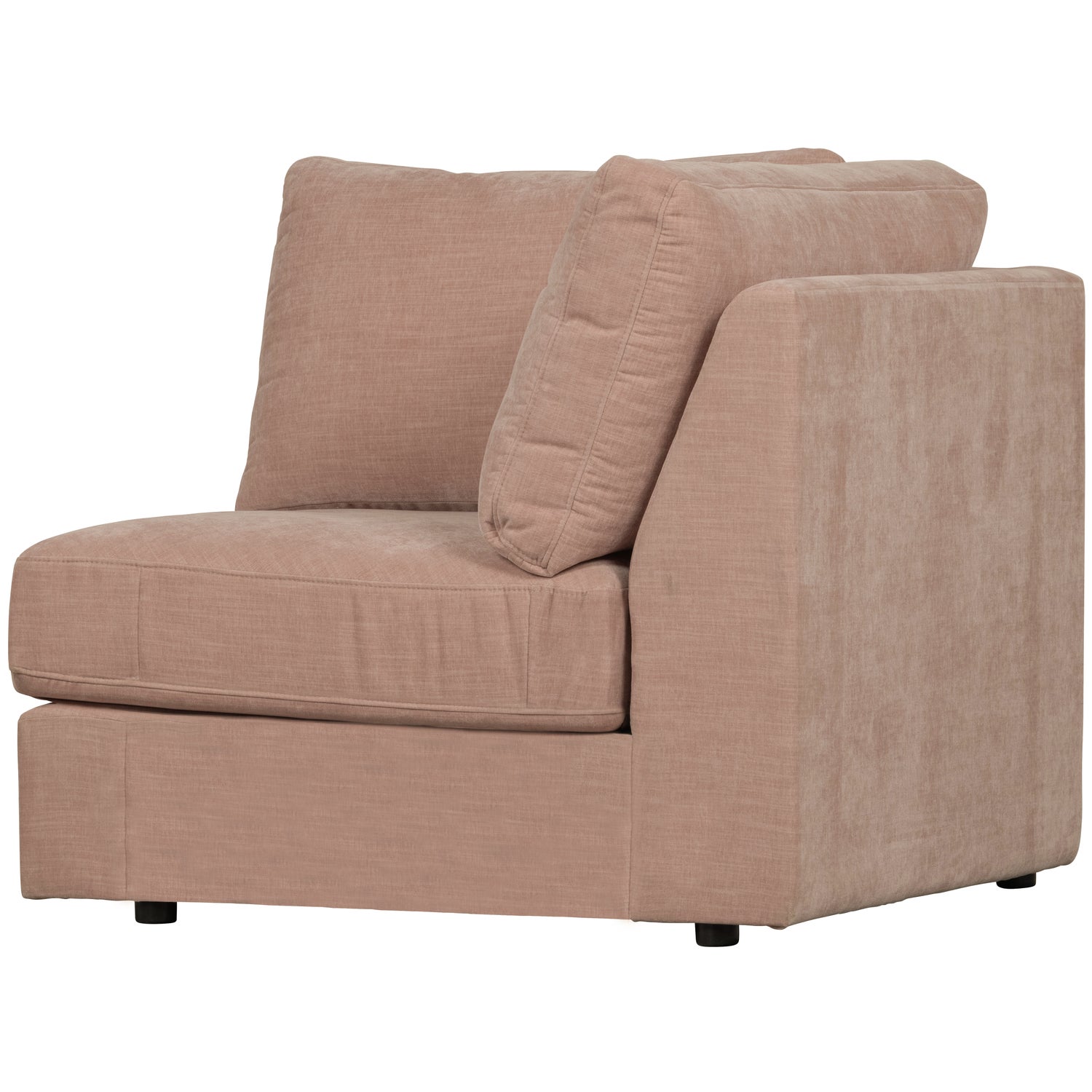Sofaelement Eckbank FAMILY Eck Element Webstoff rosa