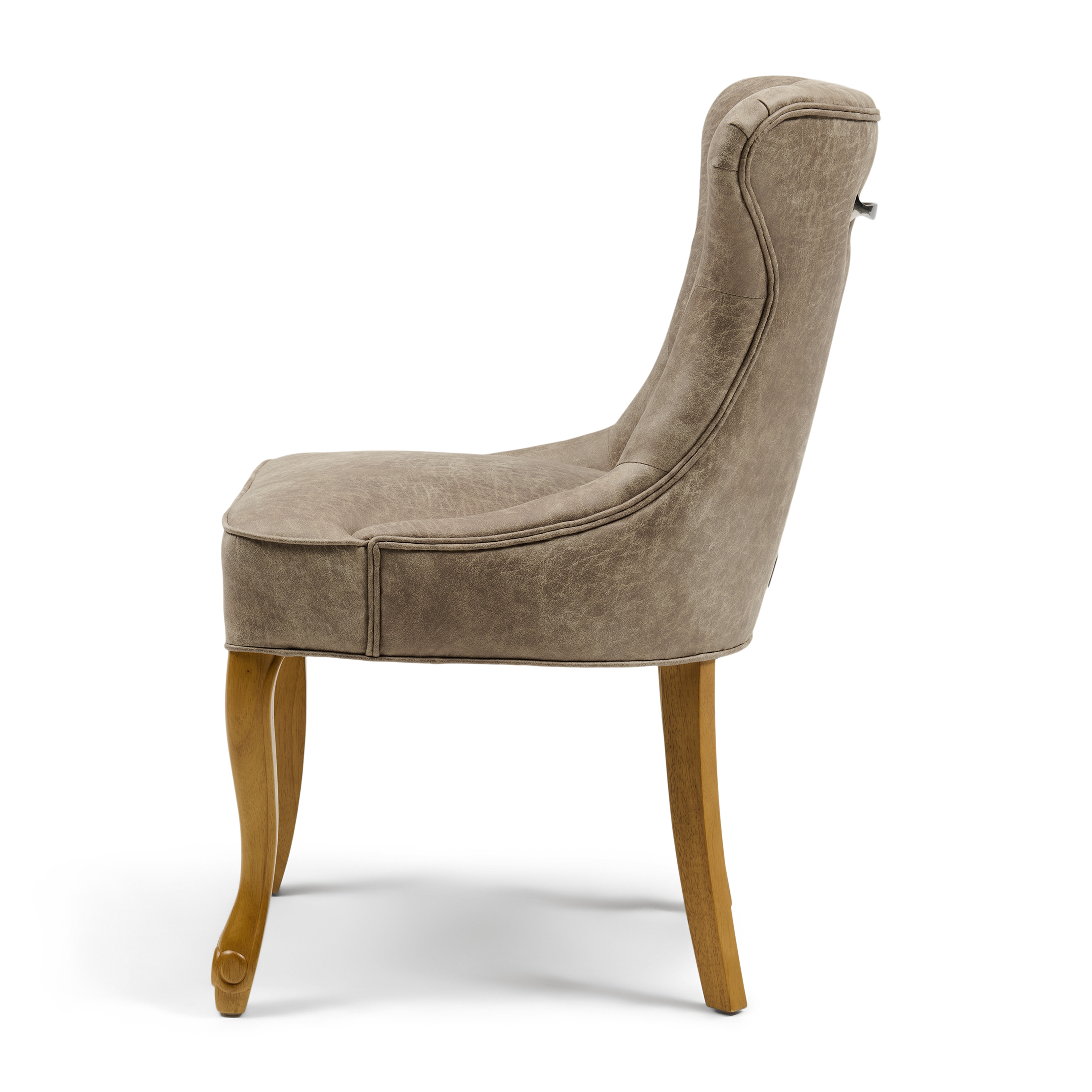 Rivièra Maison Esszimmerstuhl George Pellini Coffee mit Rubberwood-Gestell  