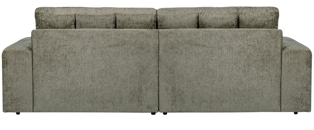 woood 2 Sitzer Sofa SECOND DATE Struktur Samt frost