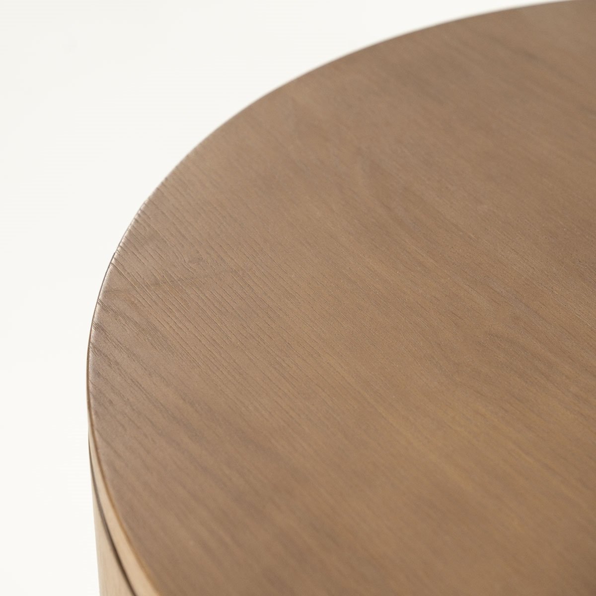 Nachtschränkchen Skye H 60 cm Eiche Massivholz braun Metall Nachttisch
