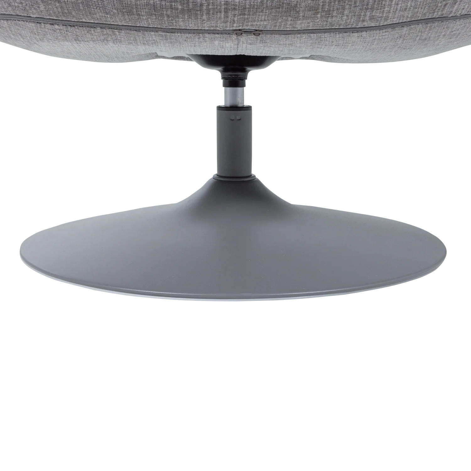 Sessel ELVI Drehsessel Struktur Chenille hellgrau