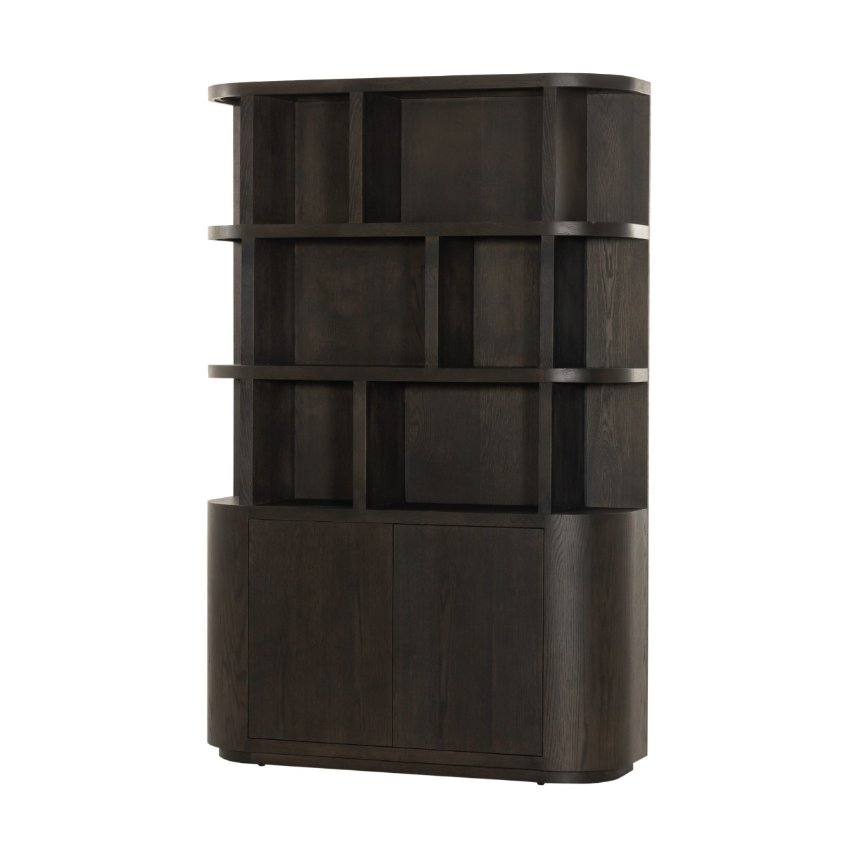 Schrank Regal Novero Espresso B 145 cm braun