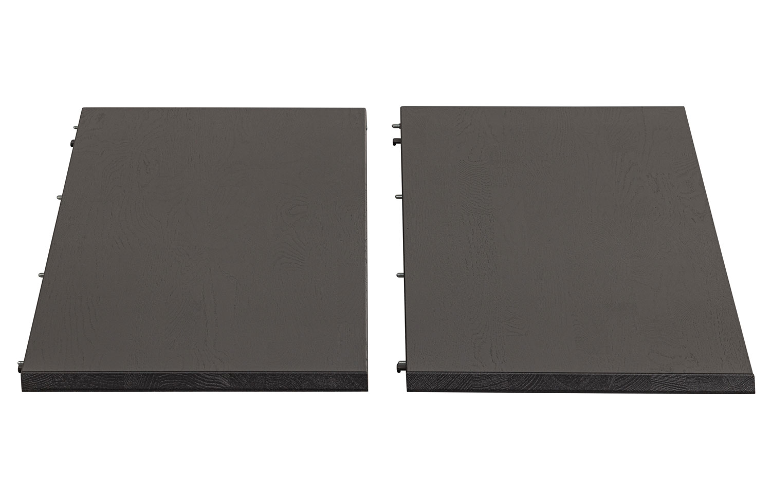 Esstisch Lange JAN 120 x 120-200 cm Eiche blacknight ausziehbar