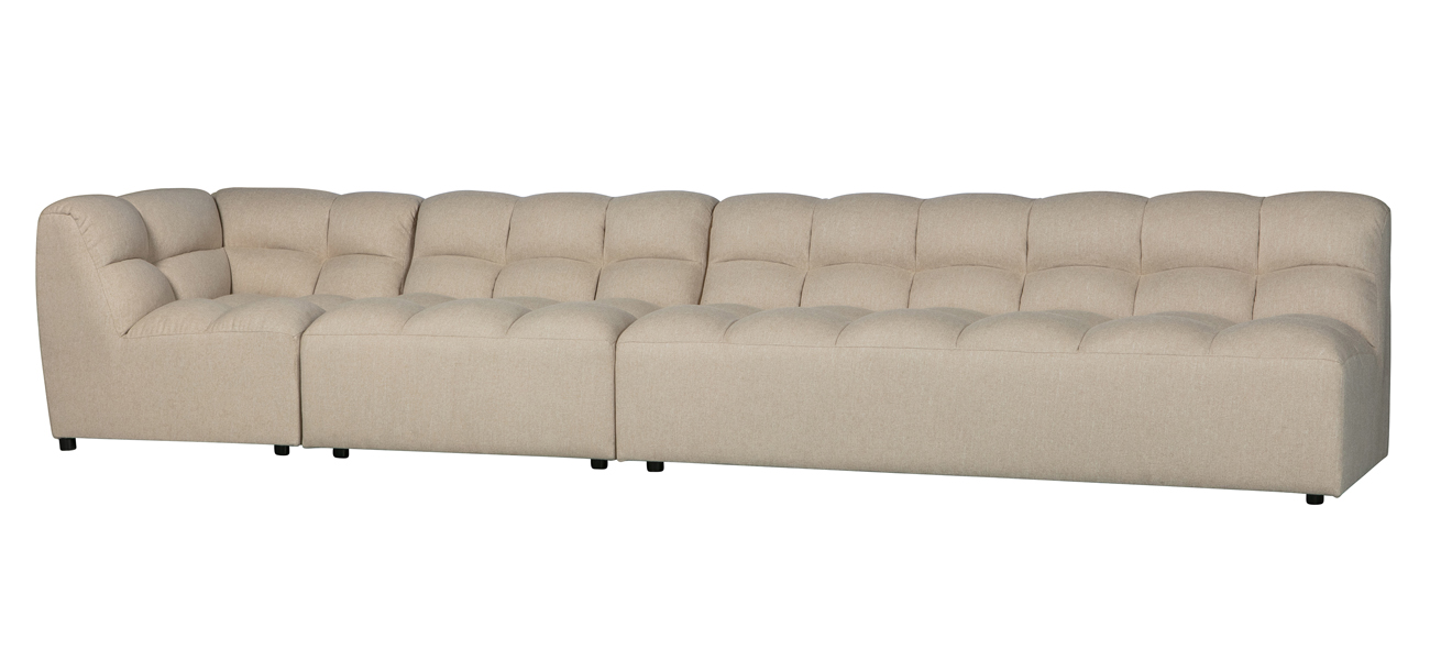 woood SESSEL Design Sofa PEPPER sand beige