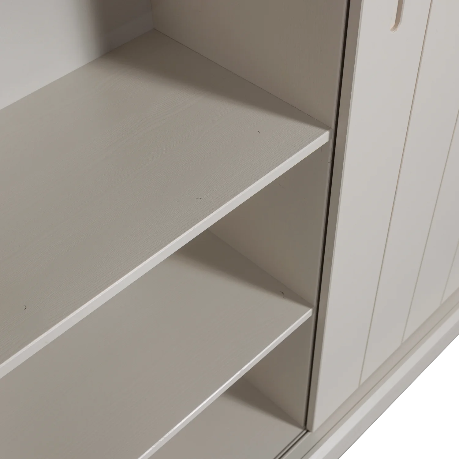Schrank mit Schiebetüren MILA Holz staubgrau