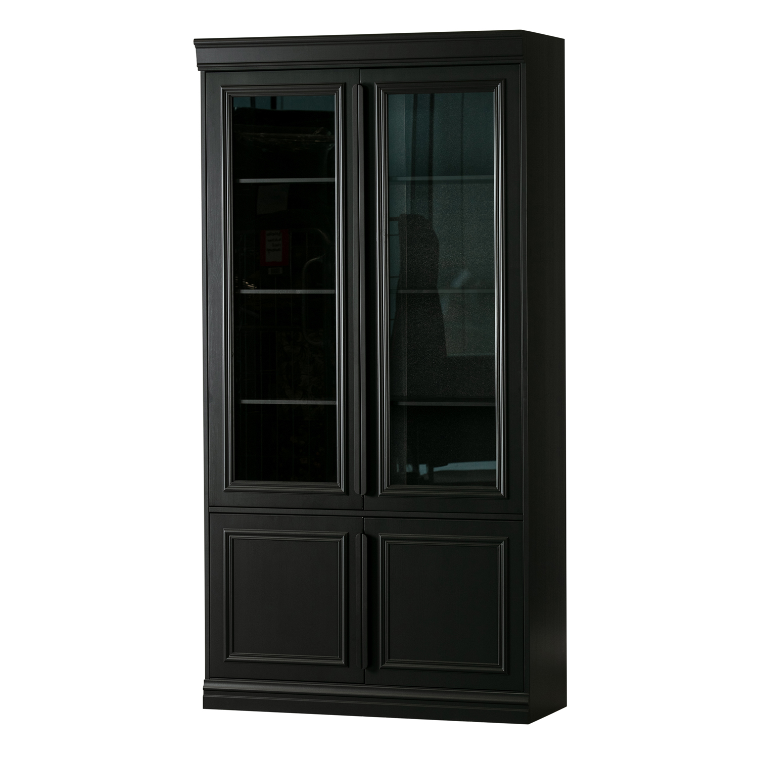 Vitrine Organize H 215 cm Kiefer Schrank schwarz