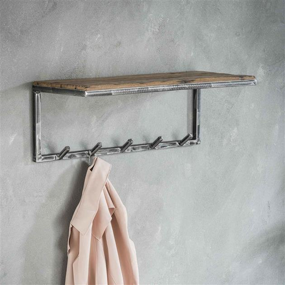 Garderobe mit Ablage Grained 70 cm Wandgarderobe