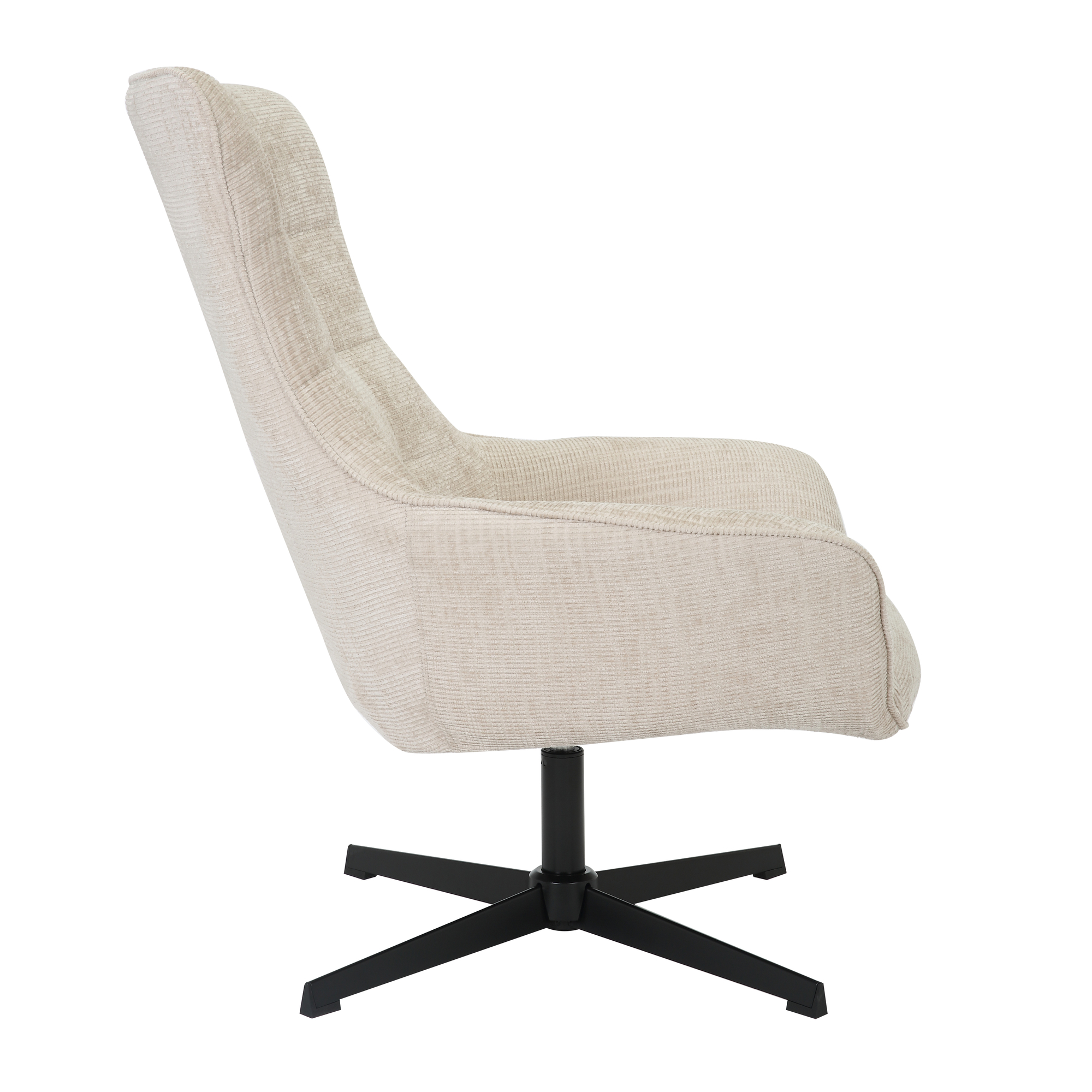 Sessel Naomi mit Armlehnen Drehsessel Stoff toffee Relaxsessel Fernsehsessel