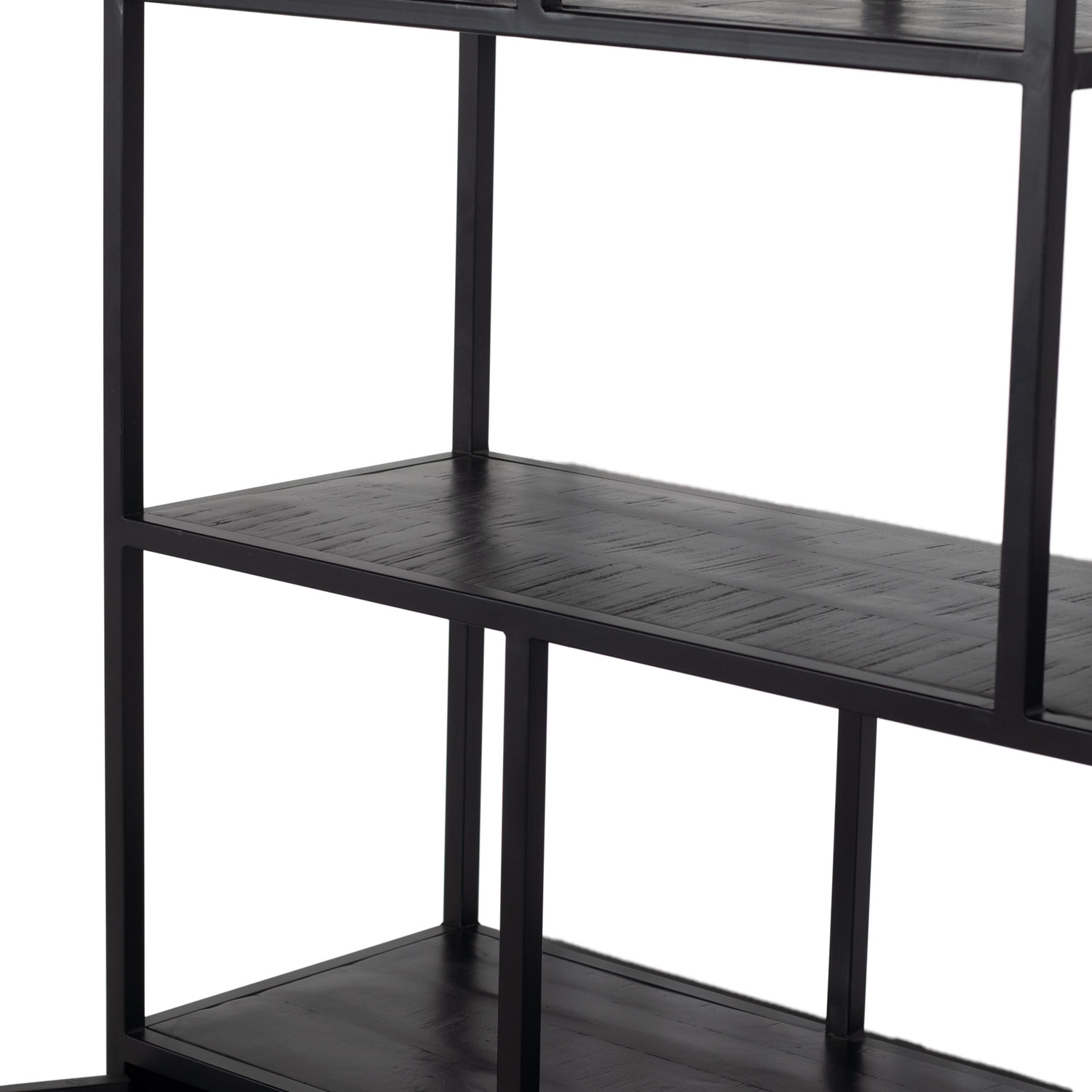 Regal Schrank Schrankregal BONY XL B 110 cm schwarz