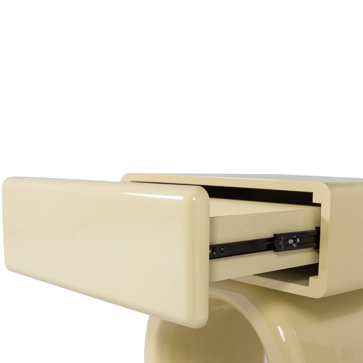 Nachtschränkchen ZOREL H 40 cm mit Schublade MDF zartes grün