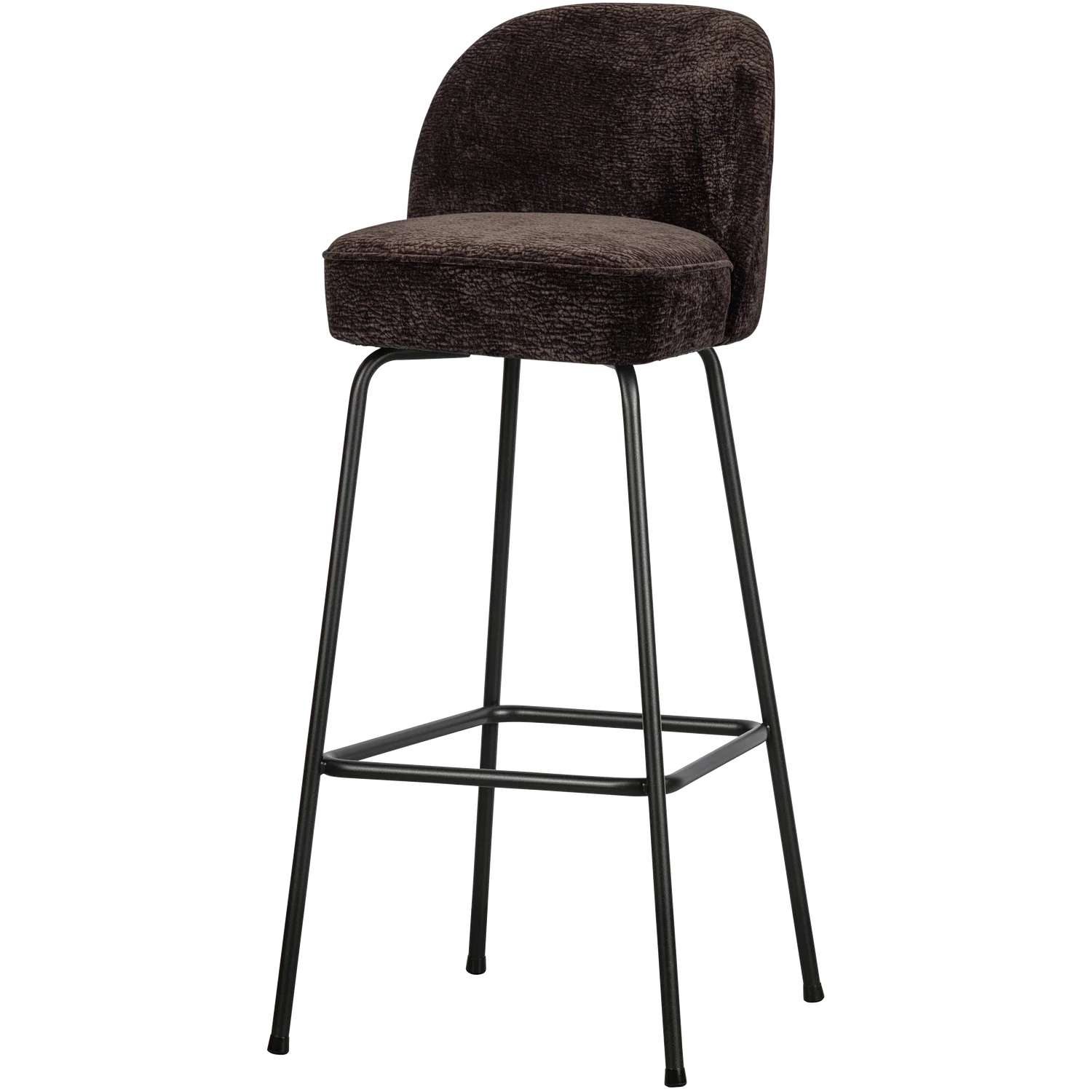 Barhocker Vogue SH 79 cm 3D Chenille dunkelbraun