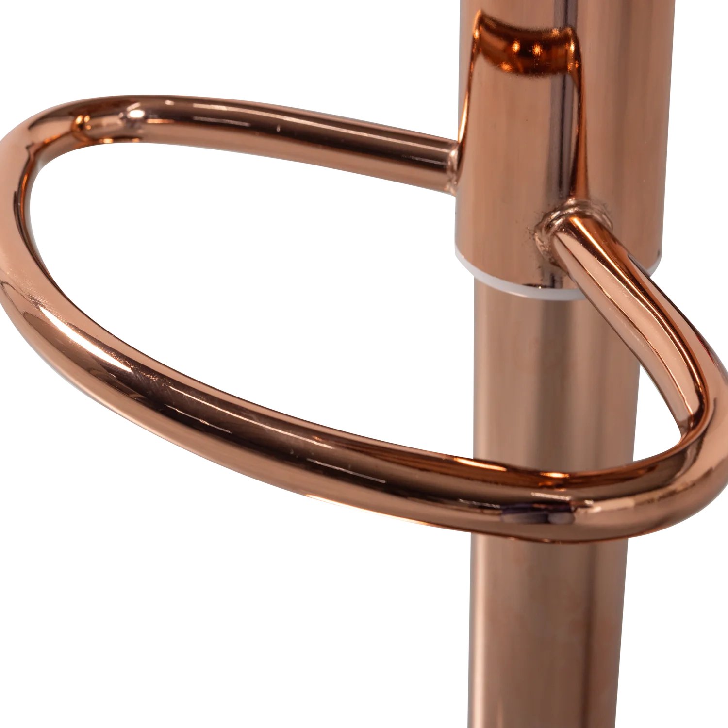 Barhocker ISAAC SH 61-81 cm höhenverstellbar Metall kupferfarben Barstuhl