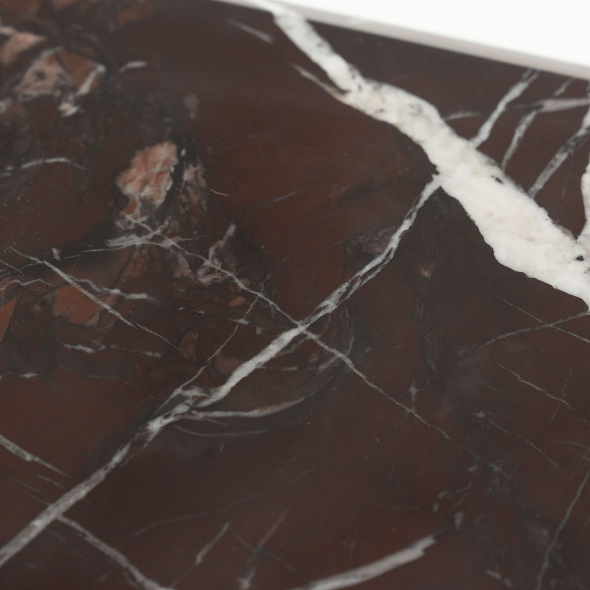 Beistelltisch Laptoptisch Mirage H 56 cm Marmor rot