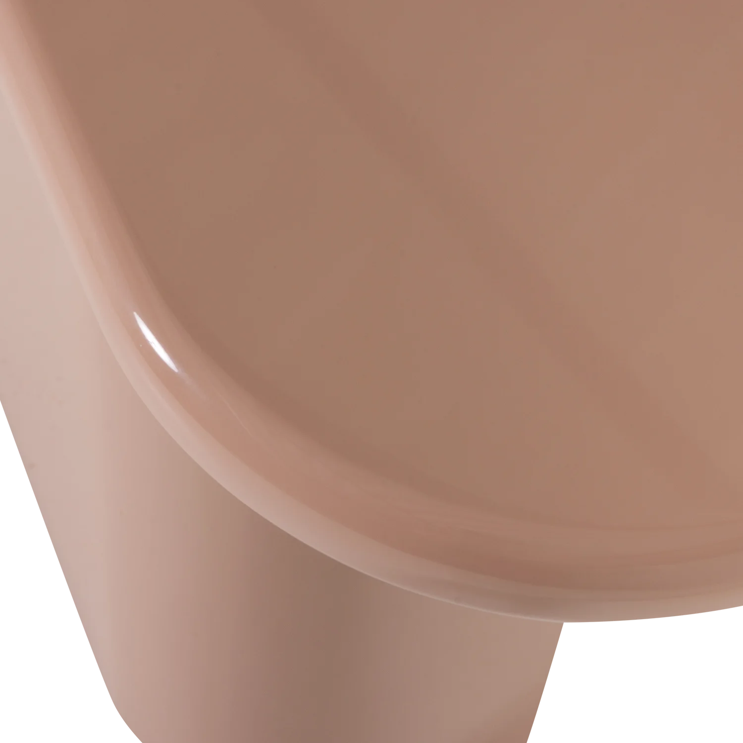 Konsolentisch NOCTA 120 x 30 cm MDF hochglanz hellrosa