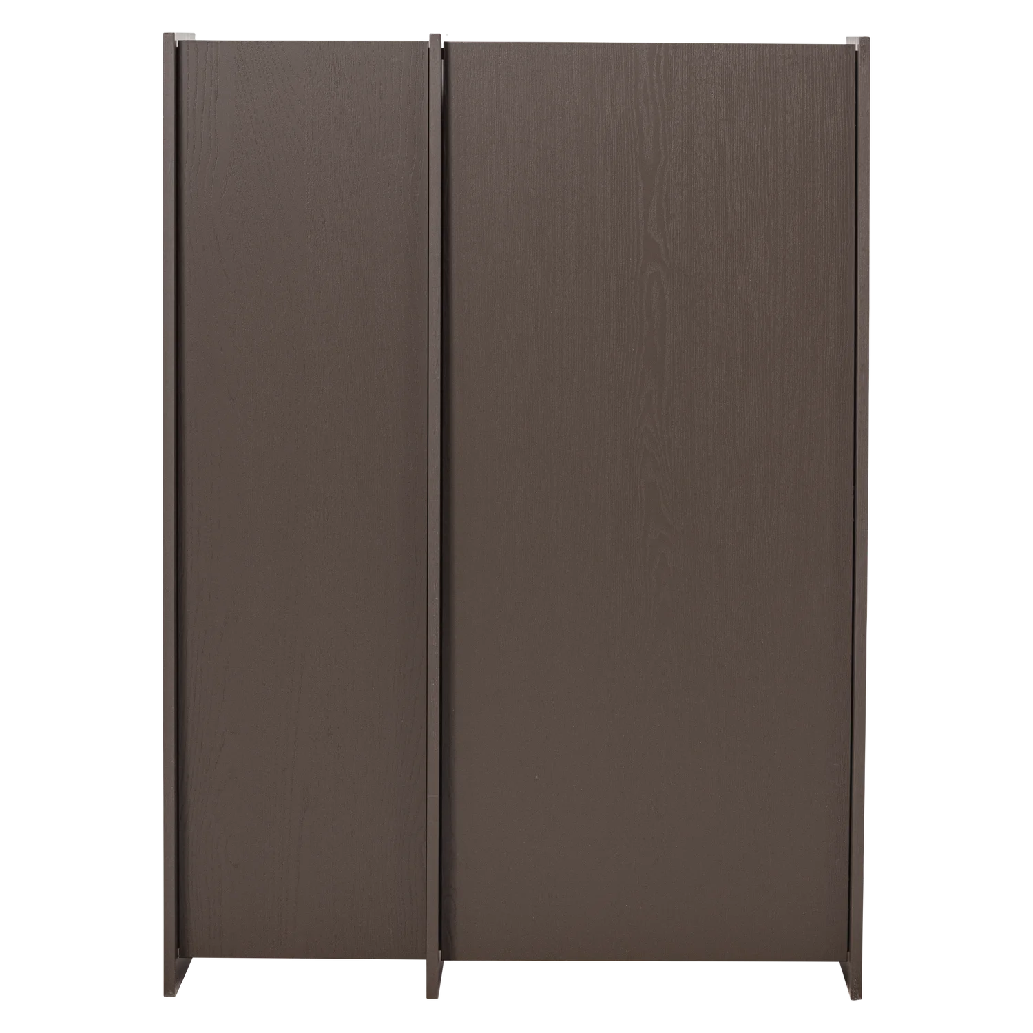 Schrank Aufbewahrungsschrank BROCK H 140 cm 2-türig Esche Funrier mittelbraun