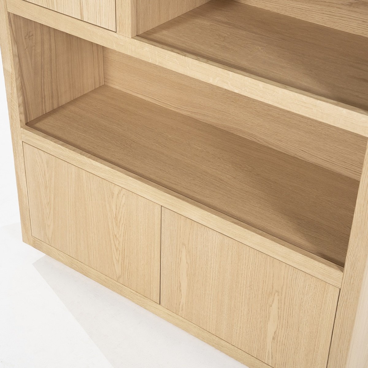 Schrank Regal Highboard Helsinki H 220 cm Eiche Brauntöne