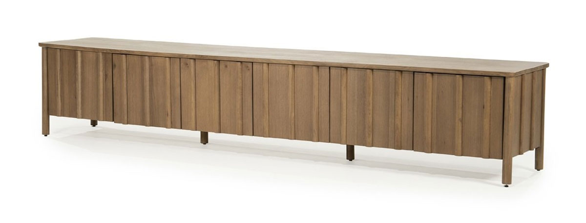 TV Möbel Lowboard Jake 264 cm Eiche