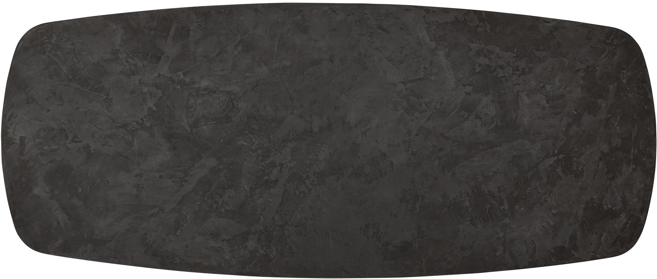 Esstisch Soho oval 260 x 110 cm Mortex schwarz