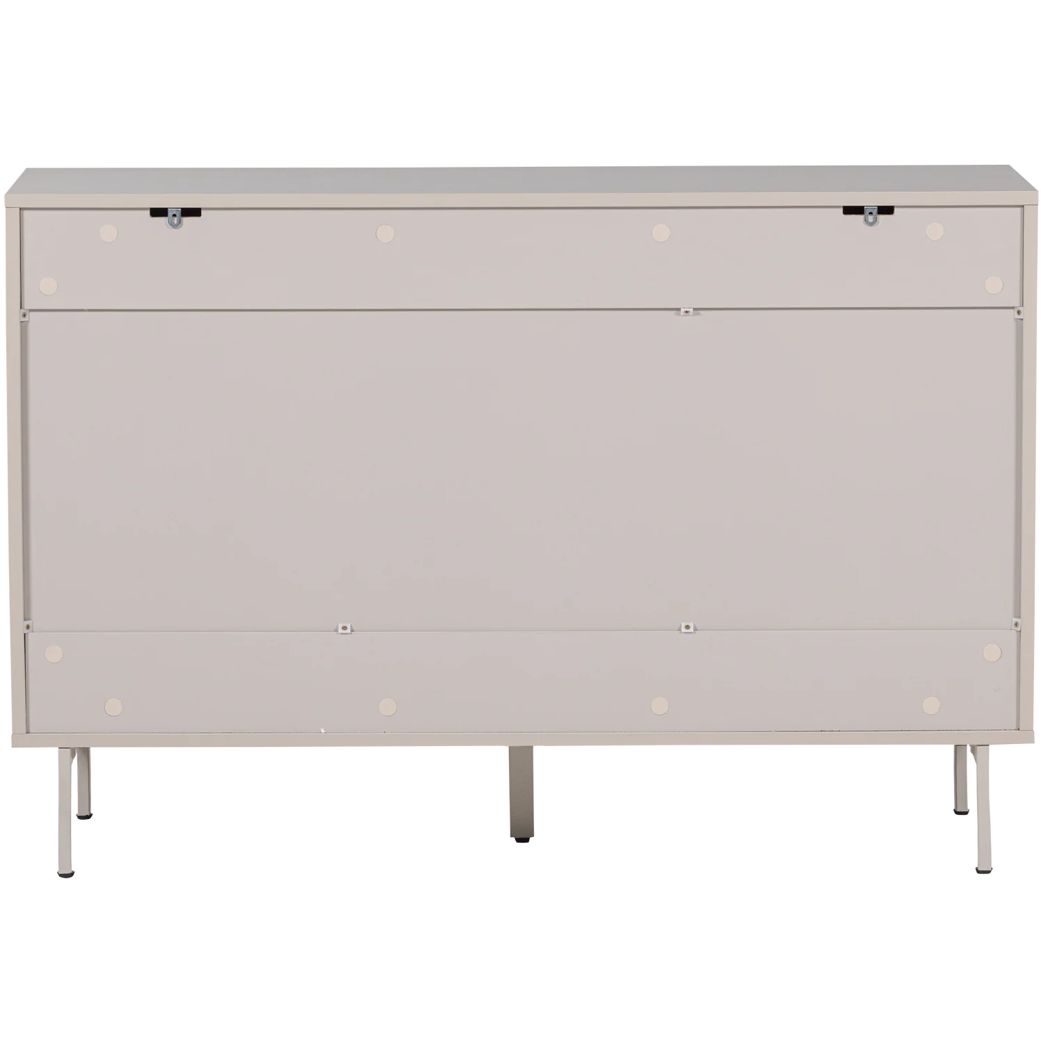 Kommode TOURS 120 cm mit 6 Schubladen MDF Melamin beschichtet sandfarben